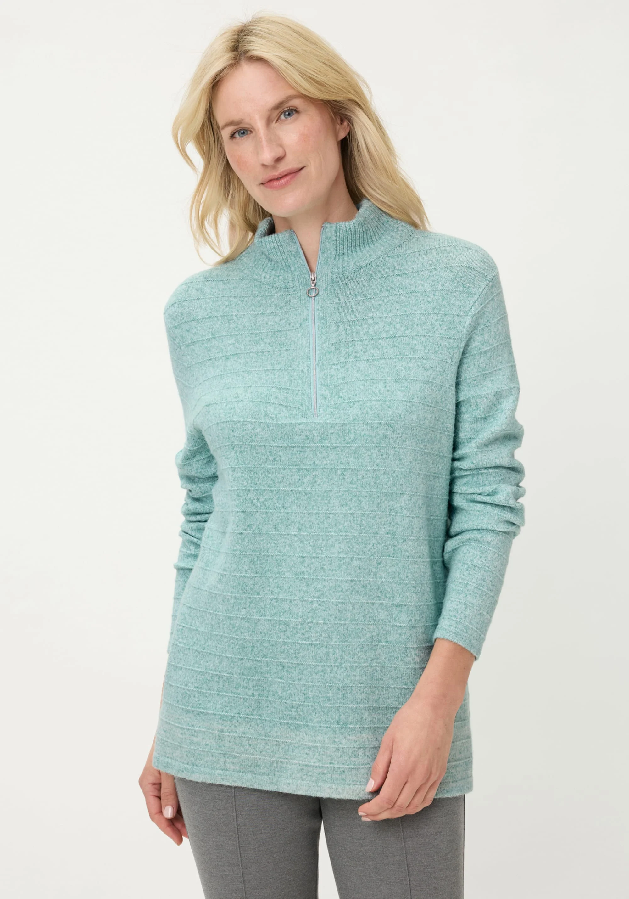 Half Zip Mock Sweater - Image 2