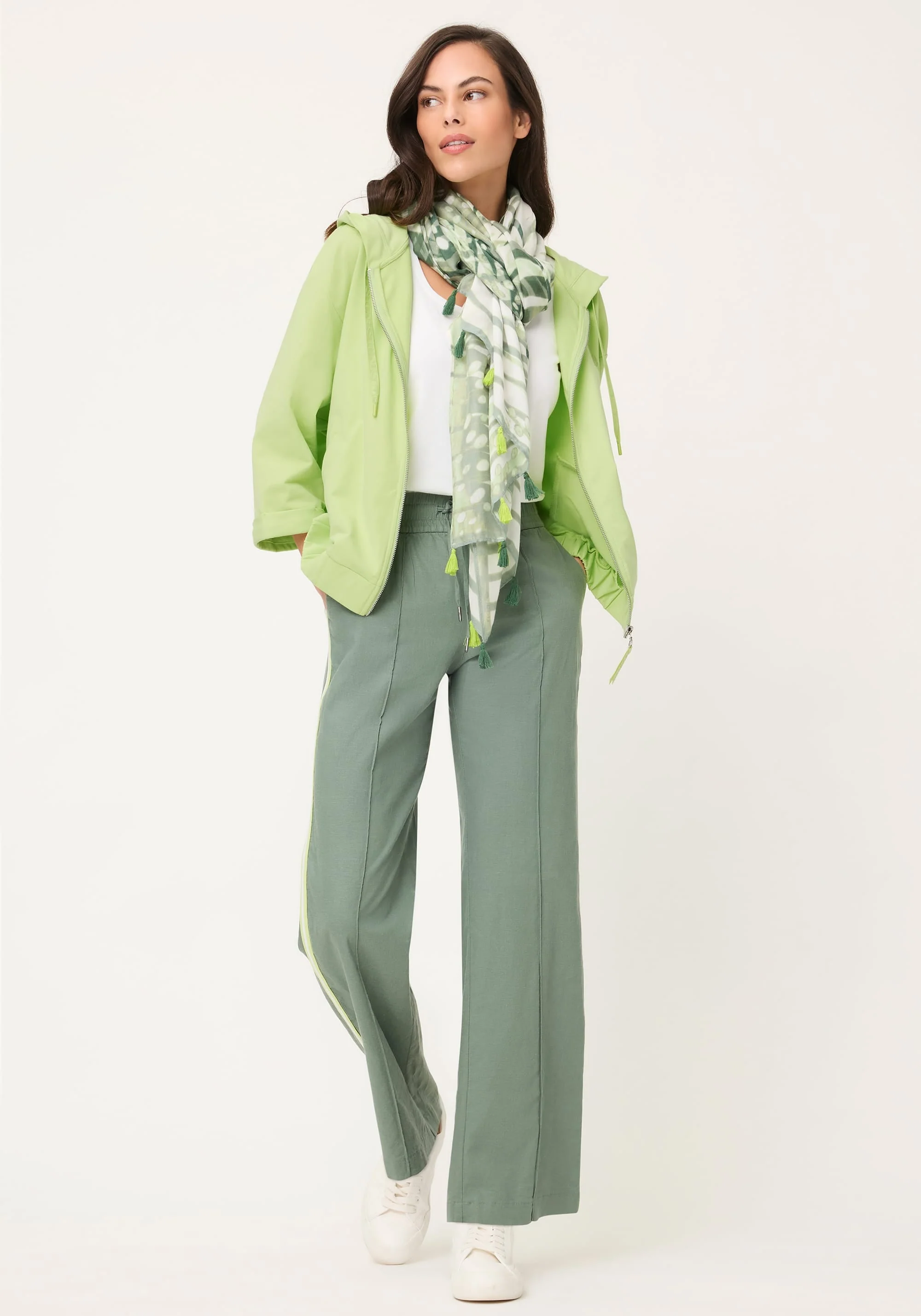 Hooded Jersey Zip Jacket - Image 5