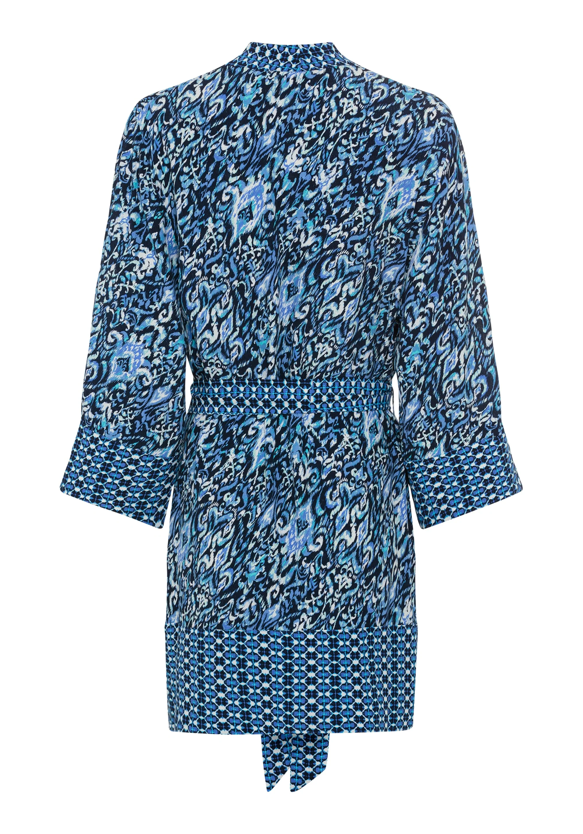 Ikat Print Kimono Robe - Image 4