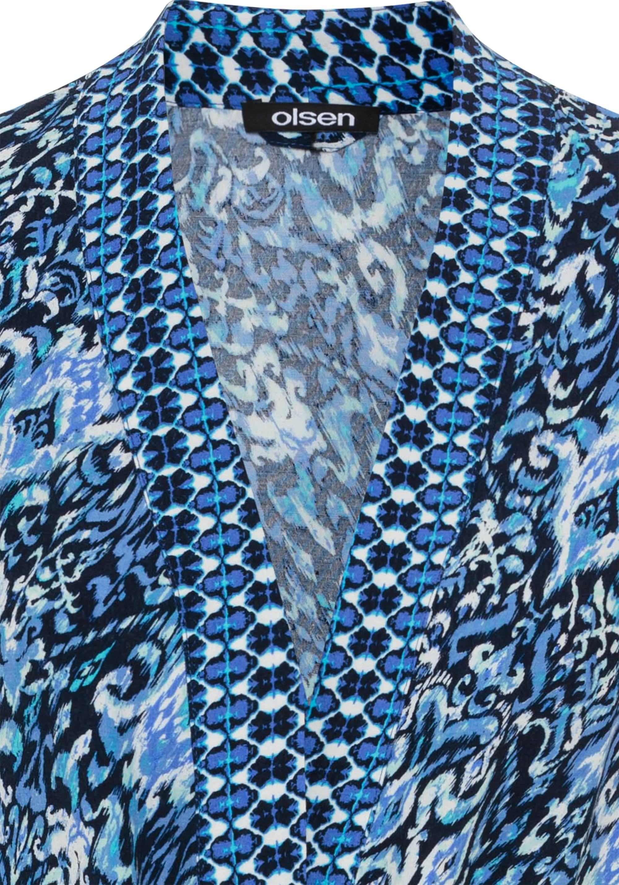 Ikat Print Kimono Robe - Image 5