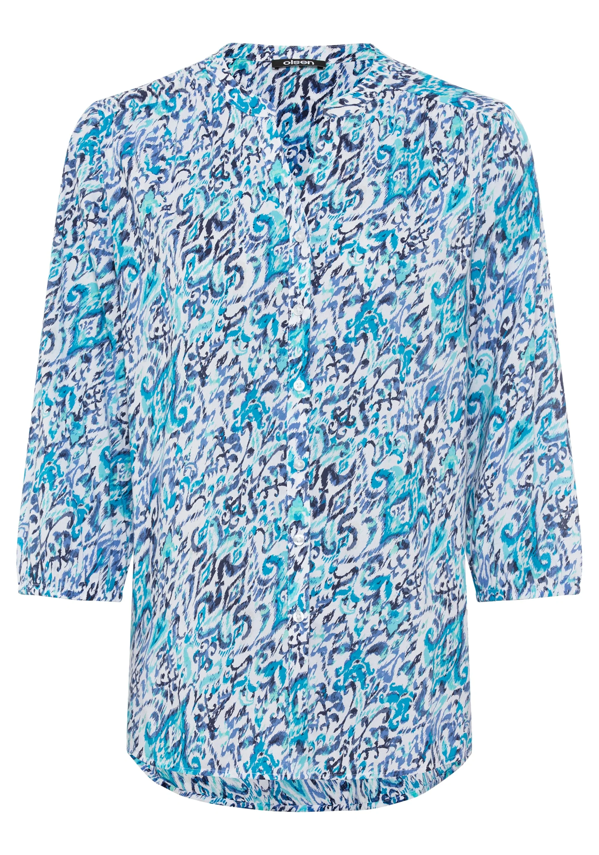 Ikat Print Tunic Shirt - Image 3