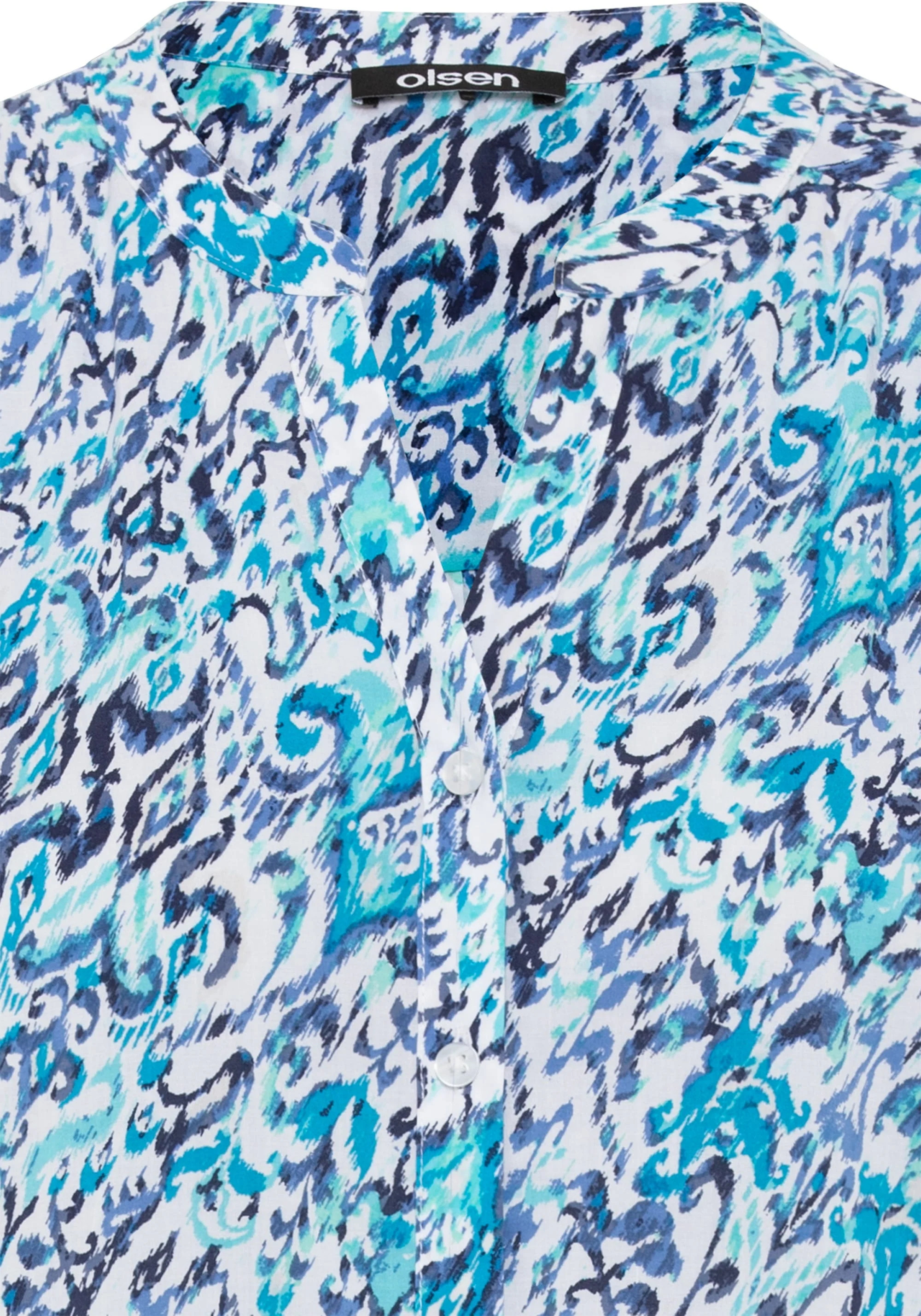 Ikat Print Tunic Shirt - Image 5