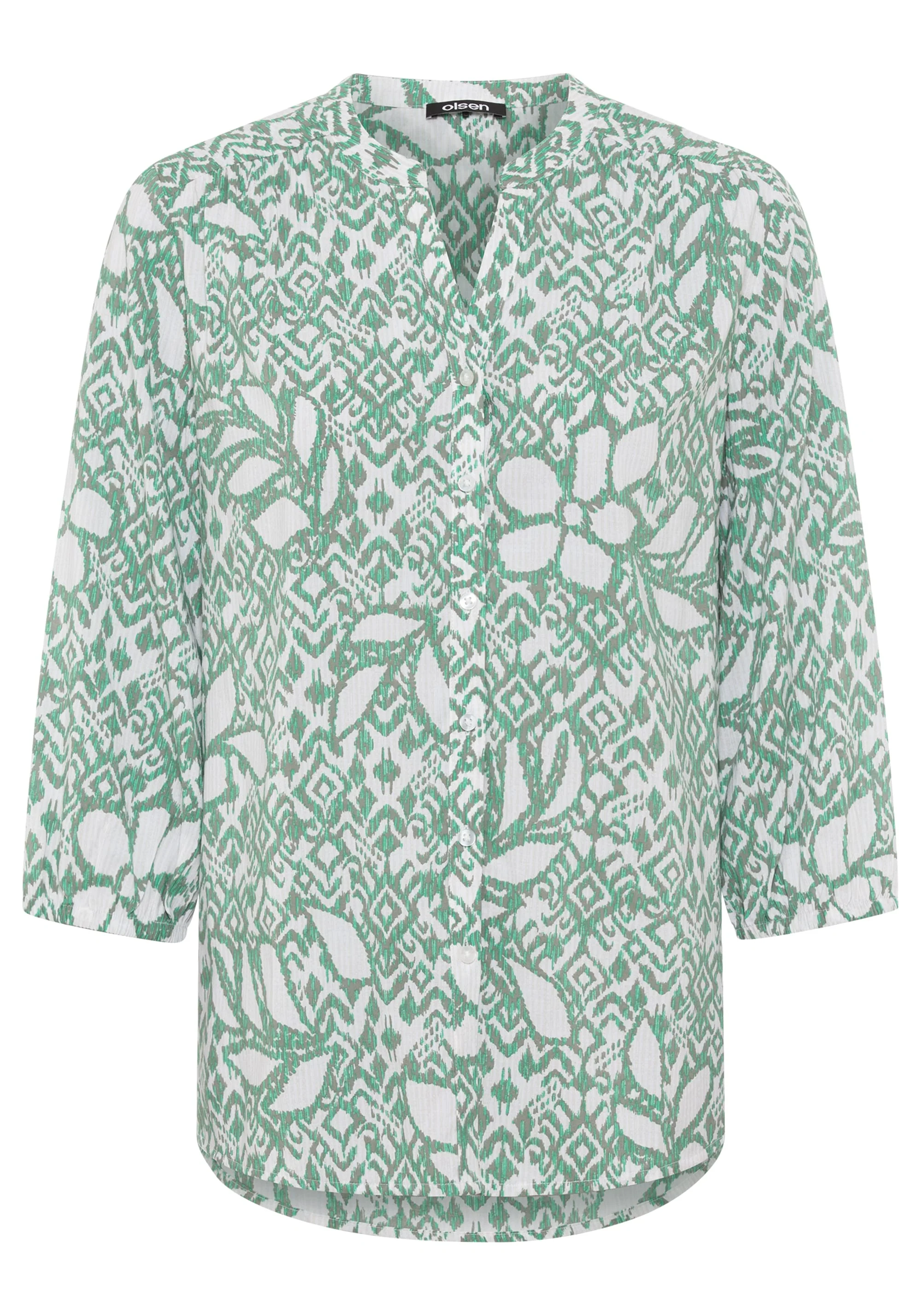 Ikat Print Tunic Shirt - Image 3