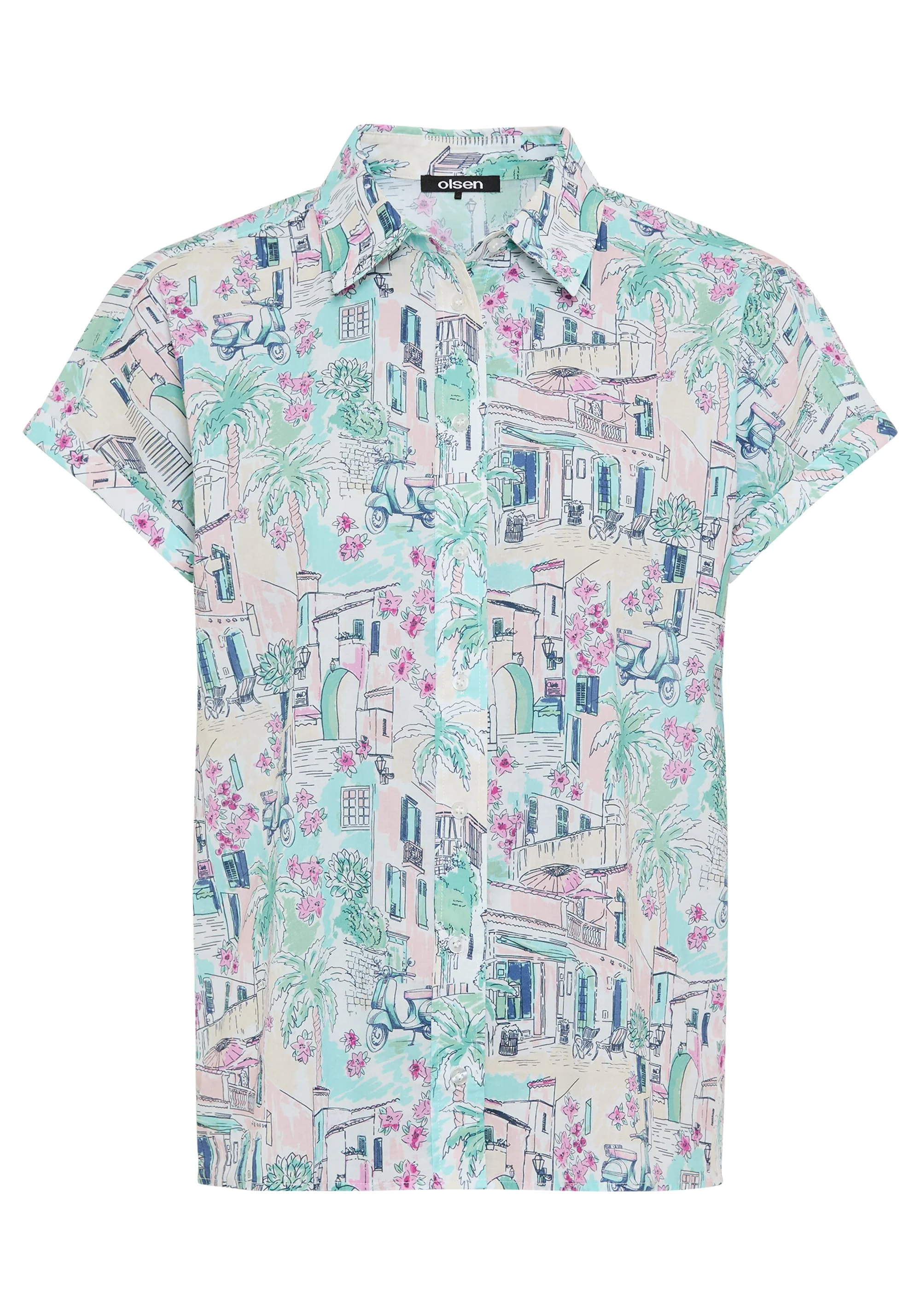 Italian Villa Print Shirt - Image 5