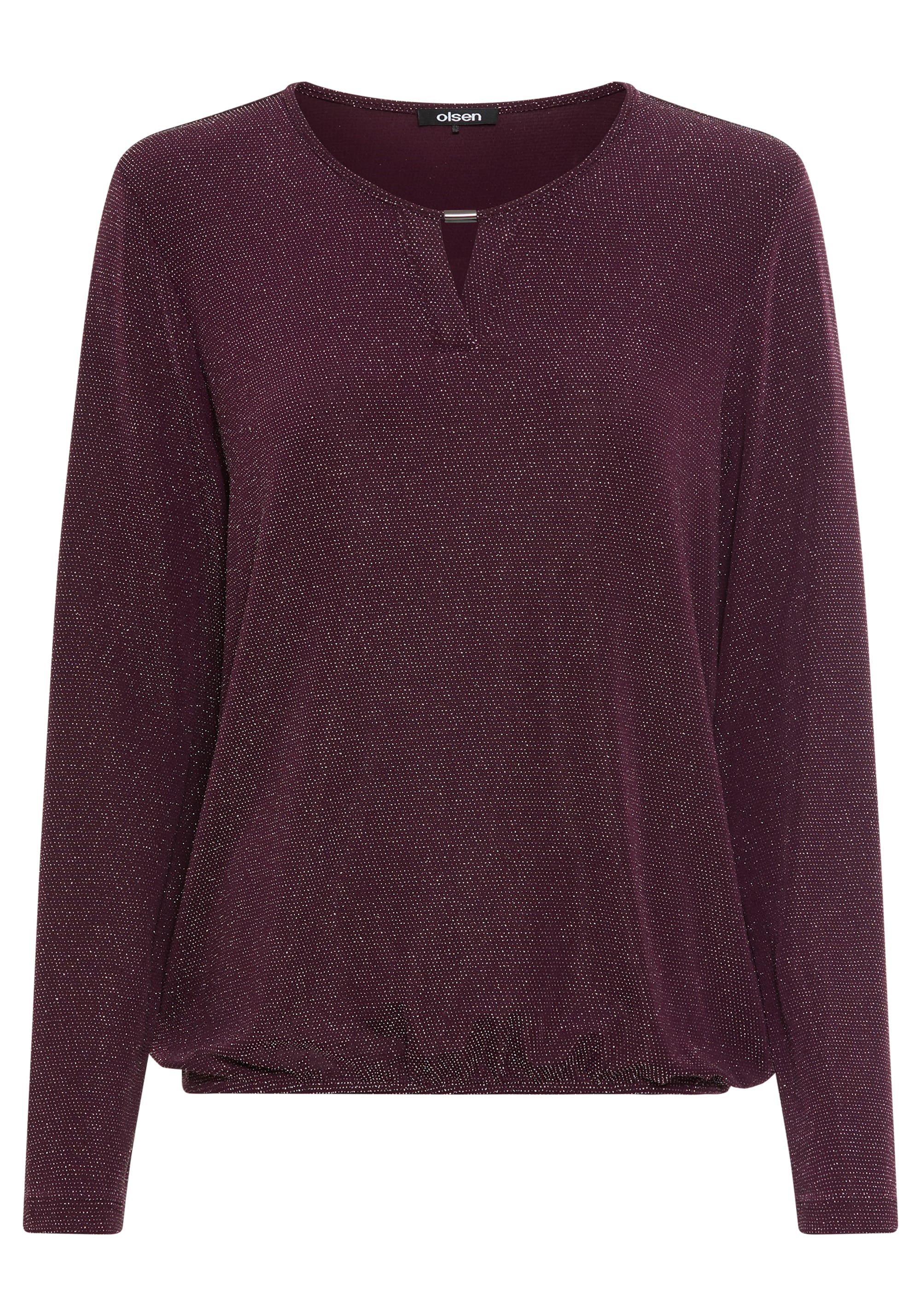 Keyhole Neckline Sparkle T-Shirt - Image 4