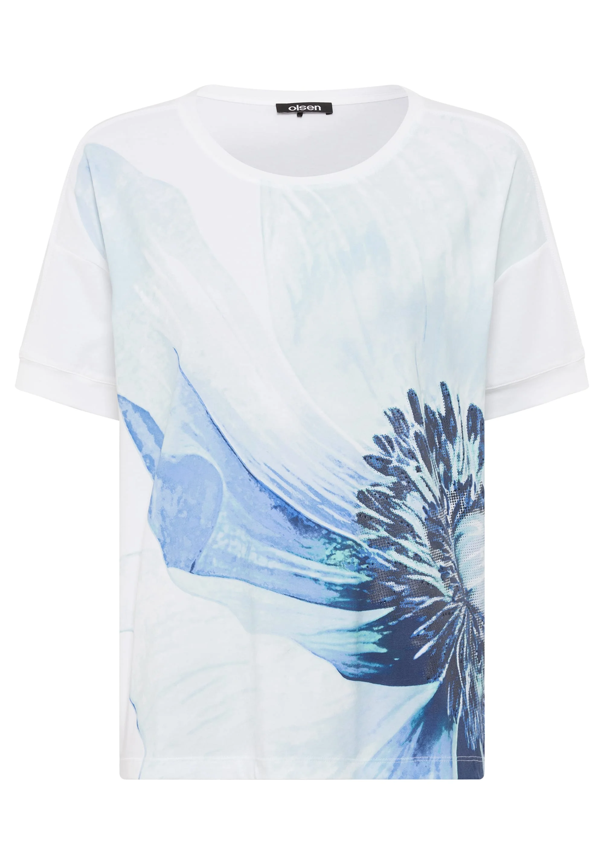 Large Scale Floral Print T-Shirt - Image 3