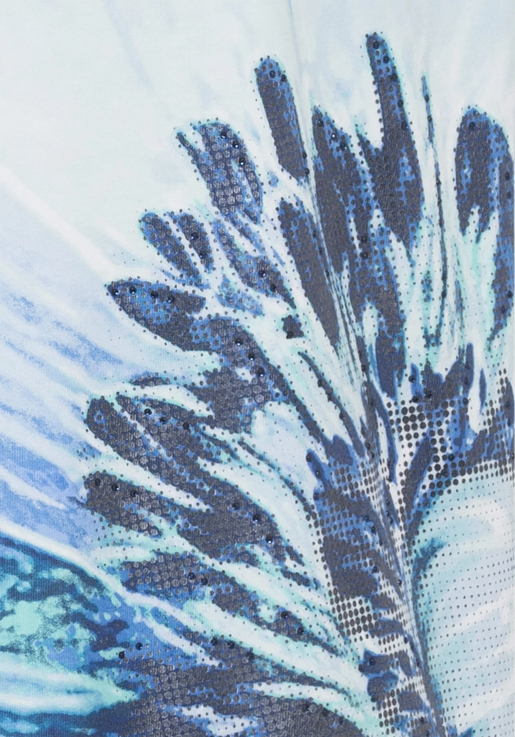 Large Scale Floral Print T-Shirt - Image 5