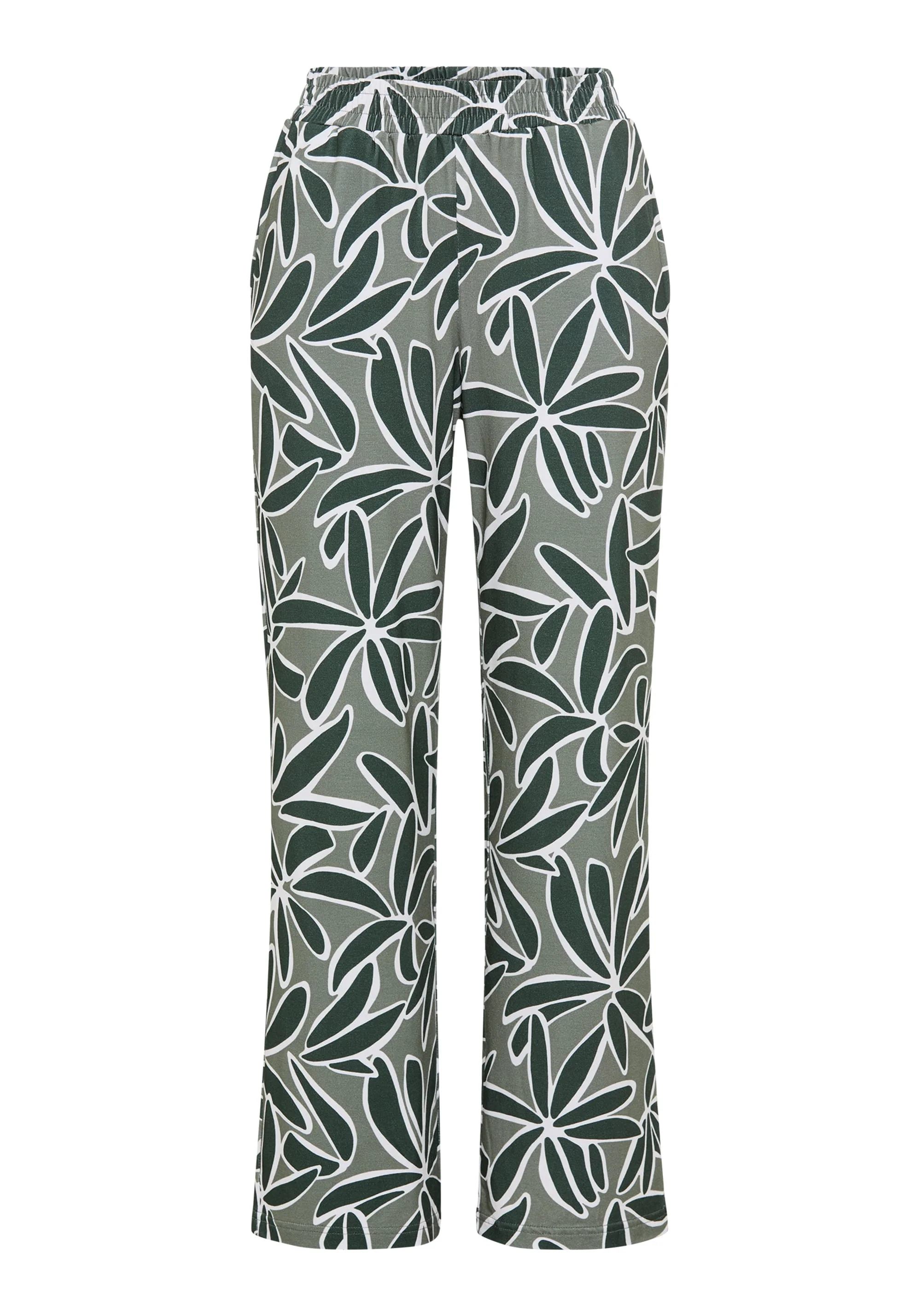 Leaf Design Cropped Pull-On Pant - Image 6