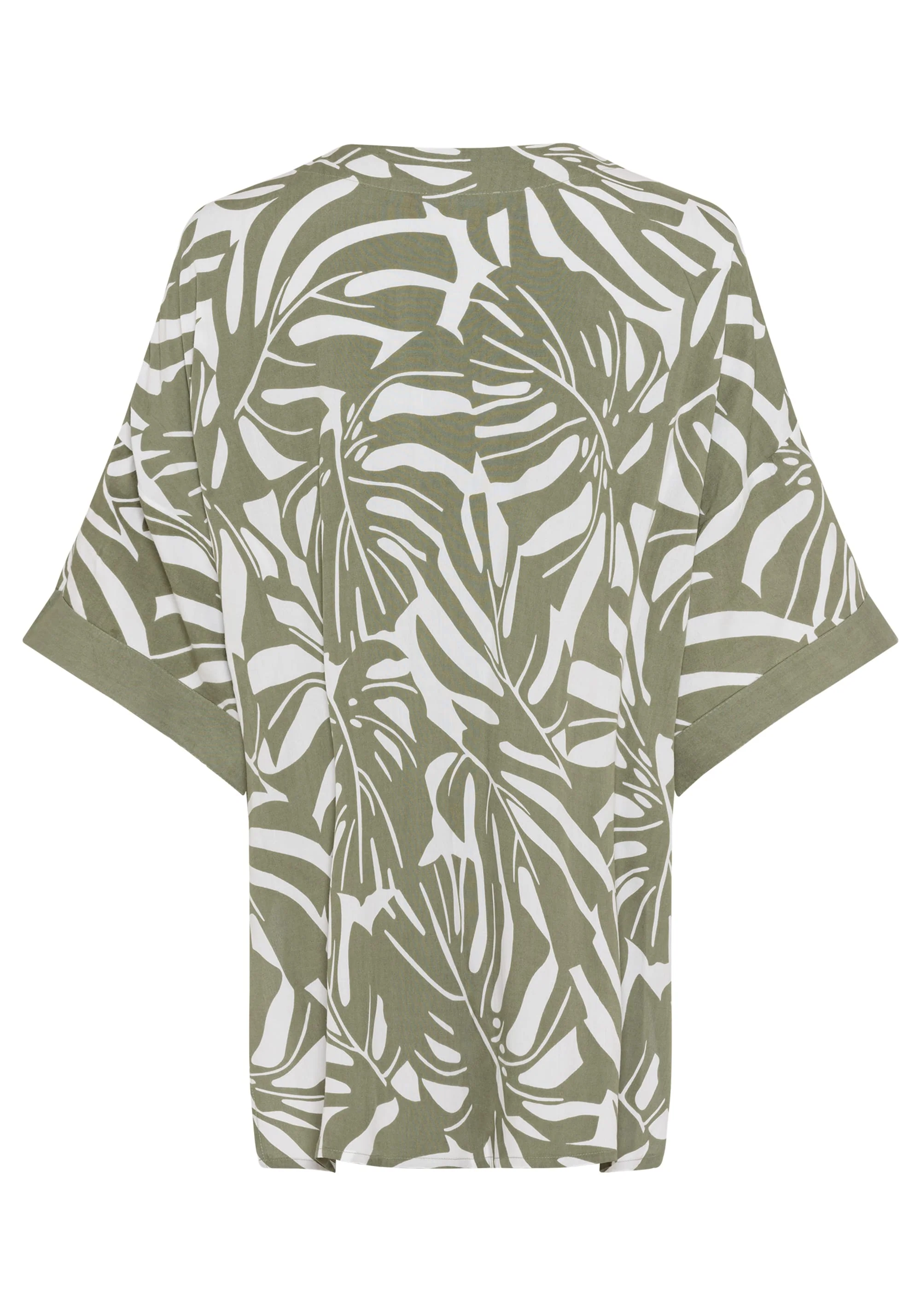 Leaf Print Lightweight Kimono - Image 4