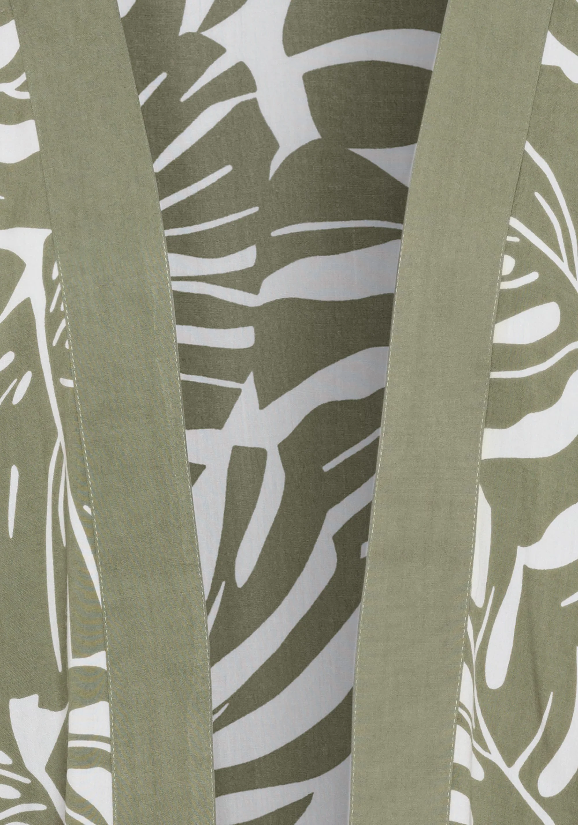 Leaf Print Lightweight Kimono - Image 5