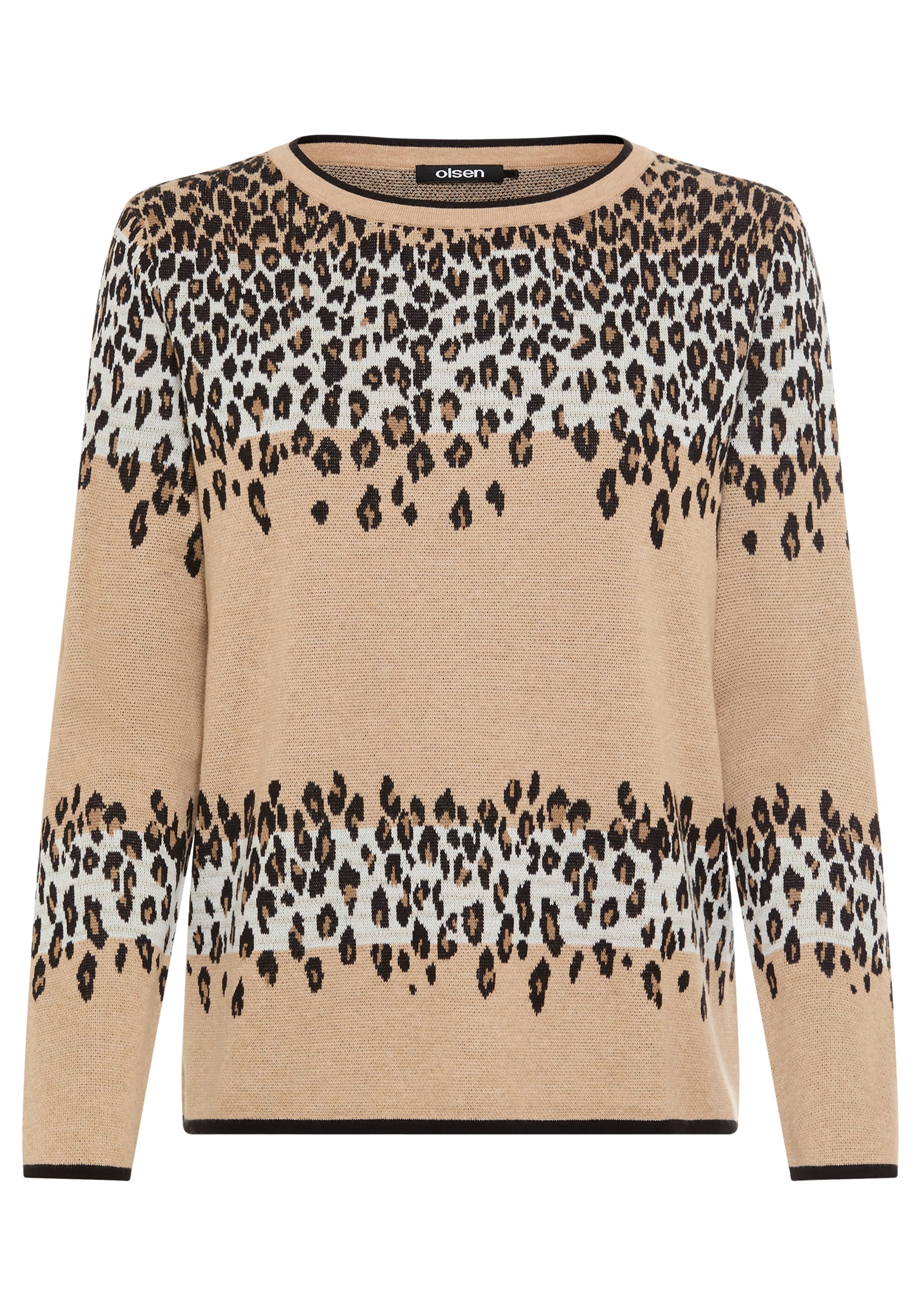 Leopard Panneaux Sweater - Image 6