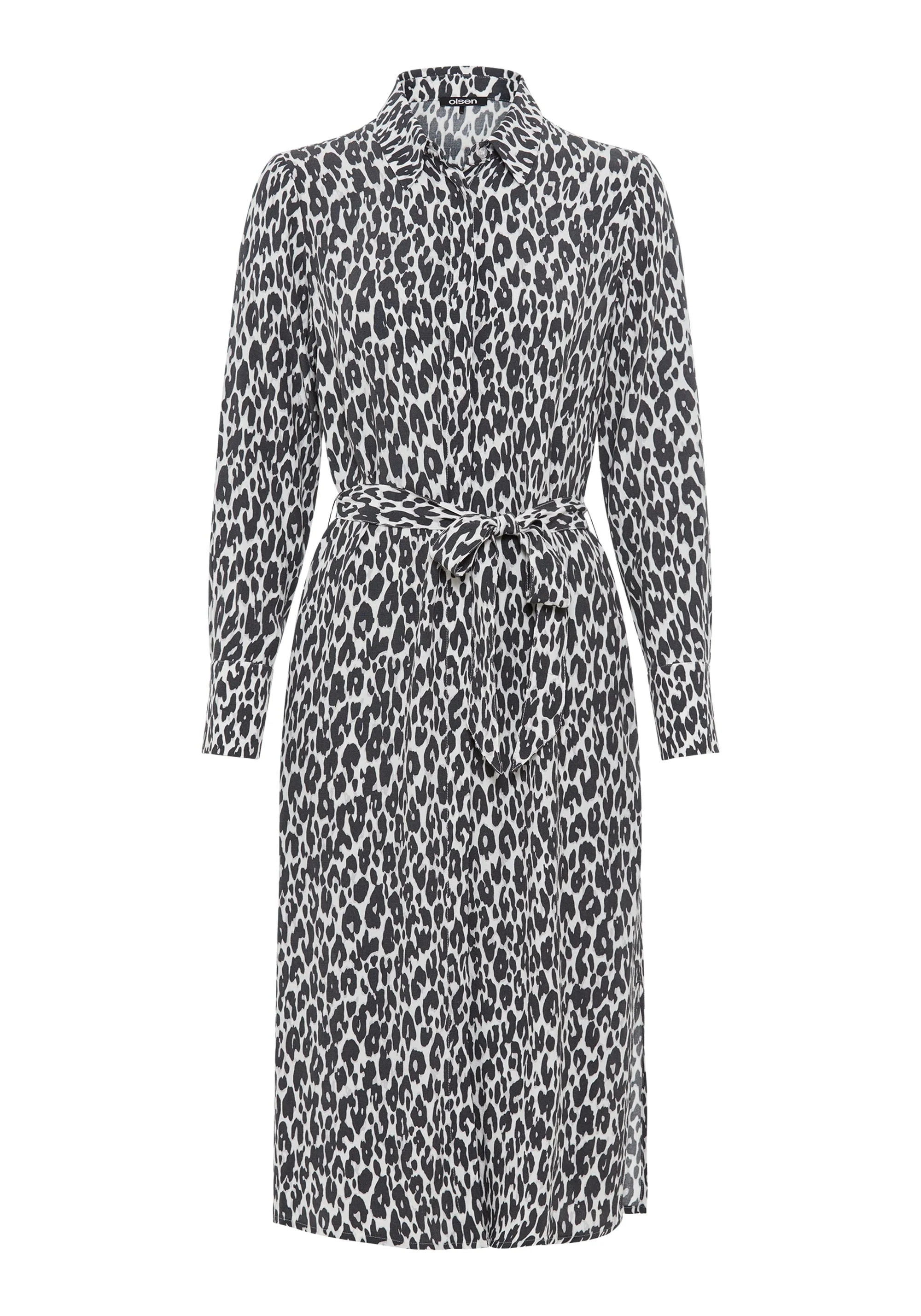 Leopard Print Shirt Dress - Image 3