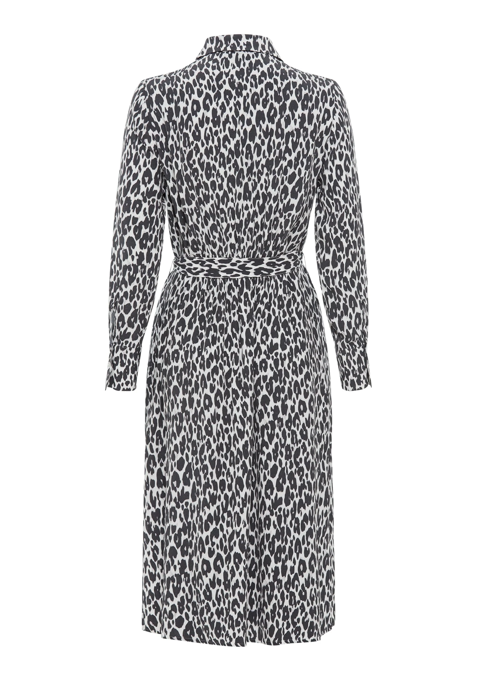 Leopard Print Shirt Dress - Image 4