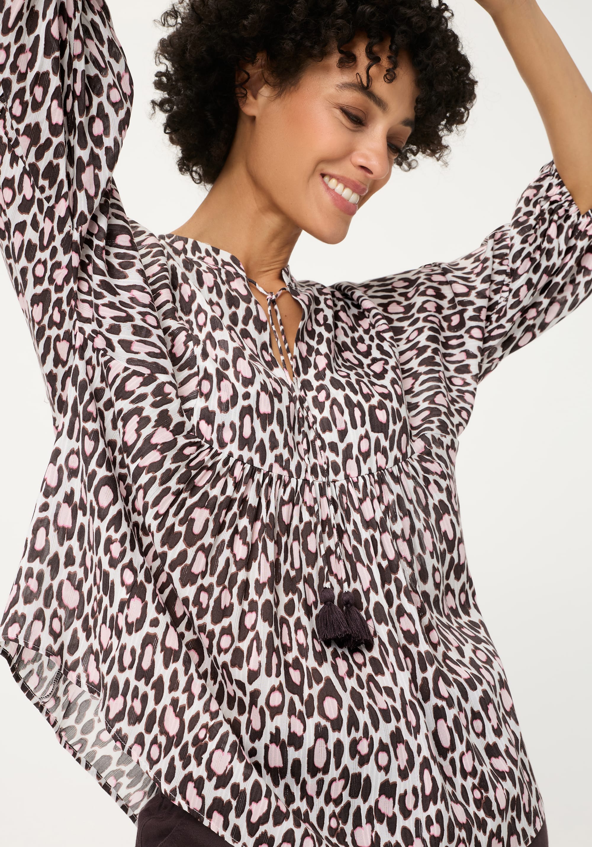 Leopard Tunic Blouse
