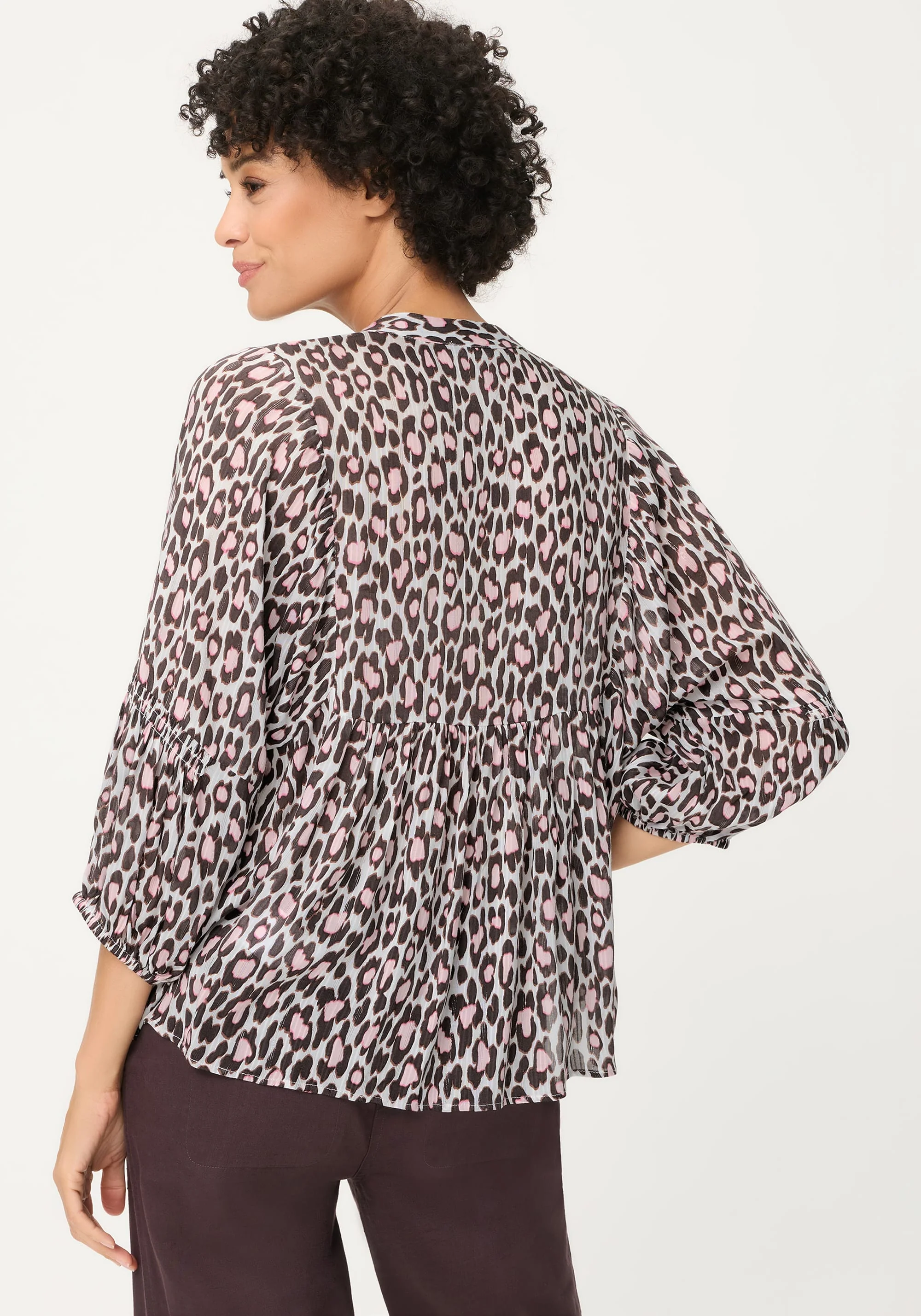 Leopard Tunic Blouse - Image 3