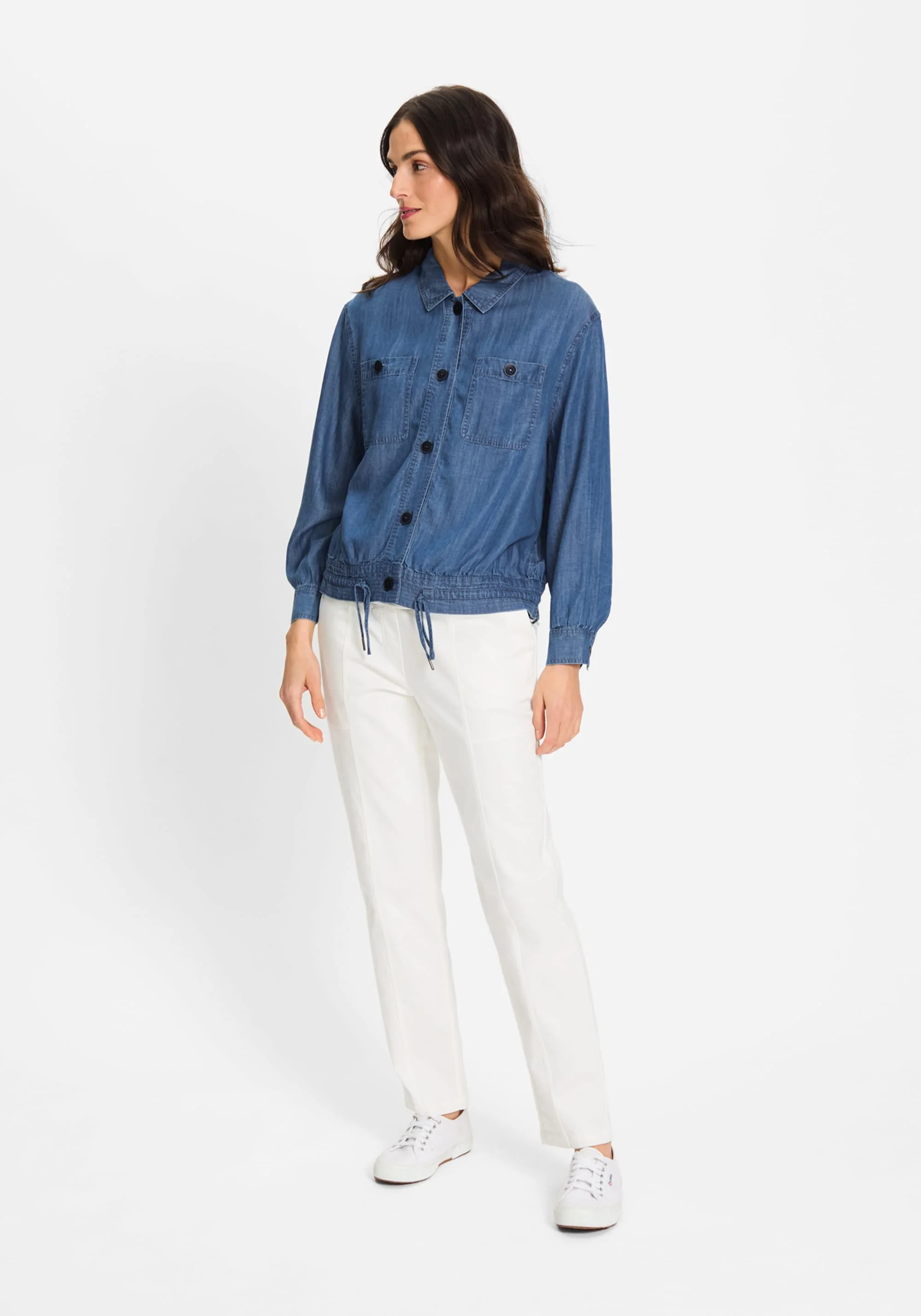 Lightweight Denim Look Jacket - Image 4