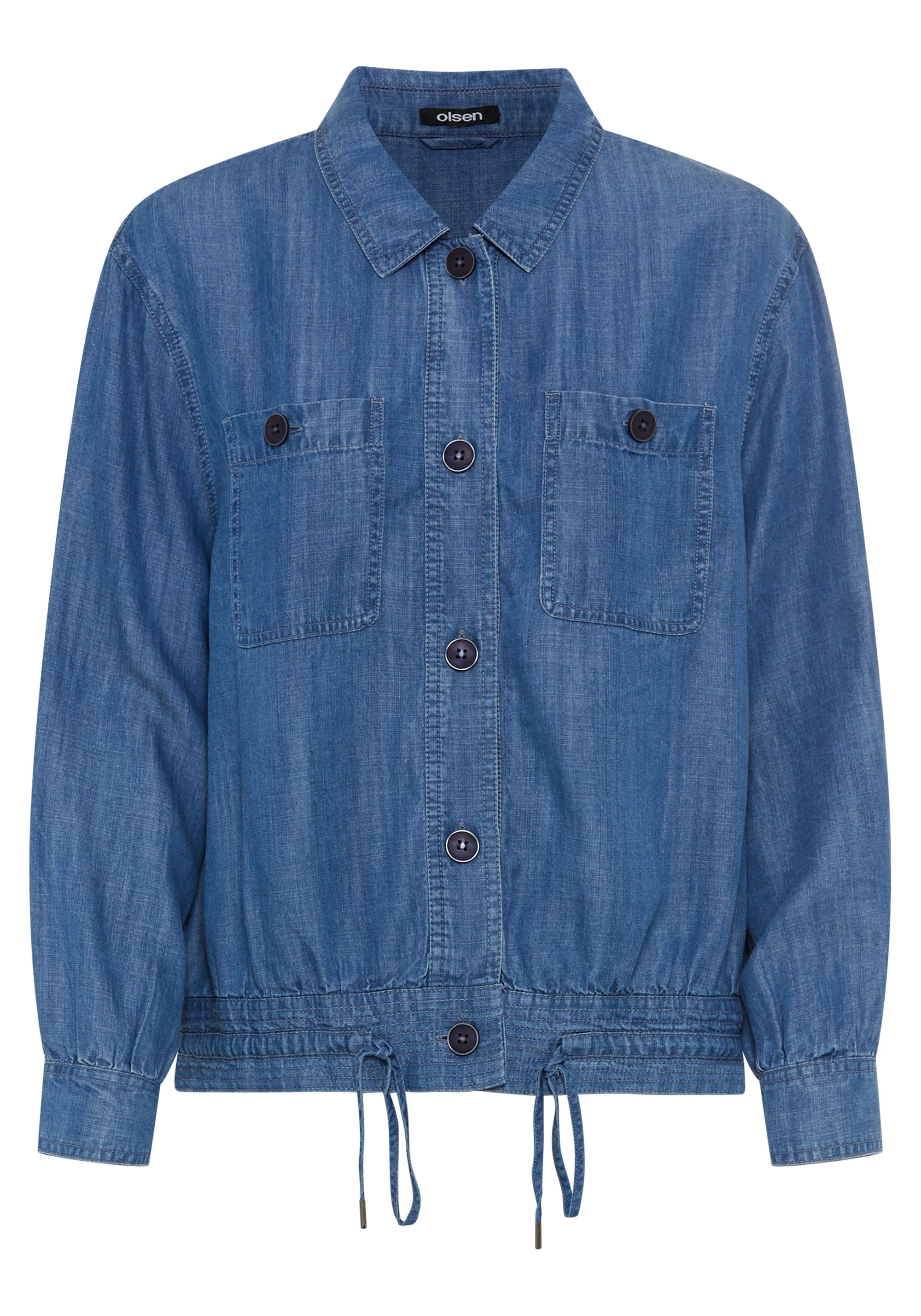 Lightweight Denim Look Jacket - Image 5