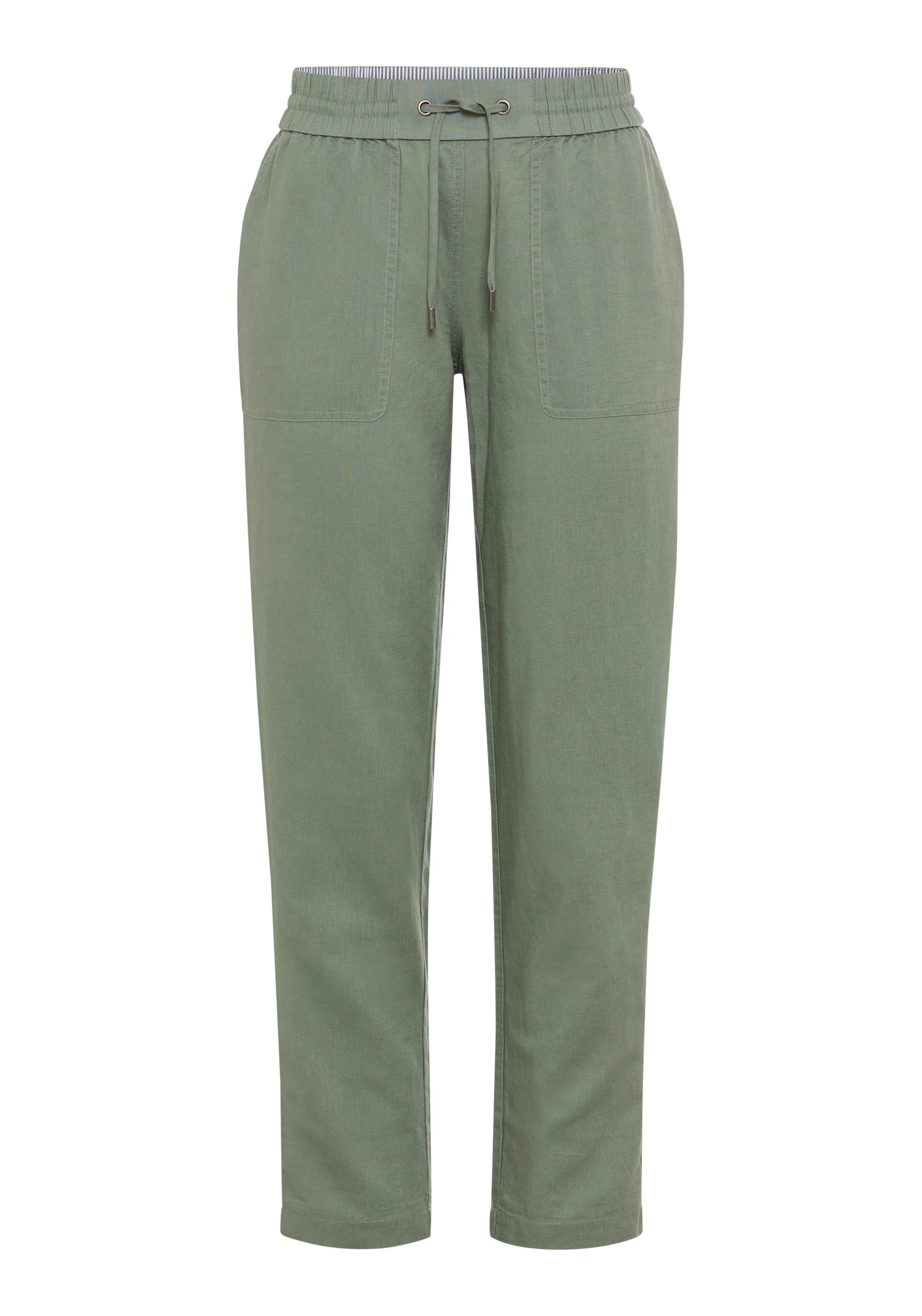 Linen Blend Cropped Pant - Image 12