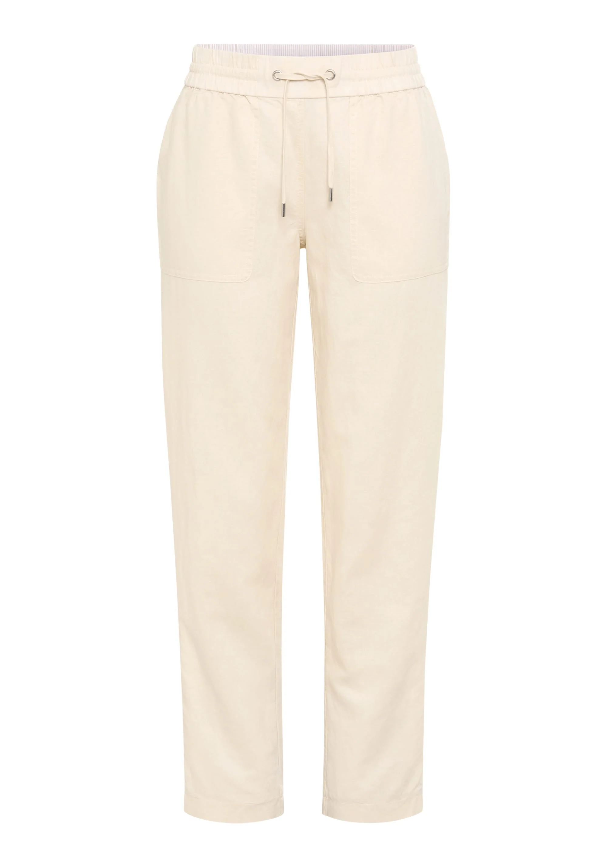 Linen Blend Cropped Pant - Image 6