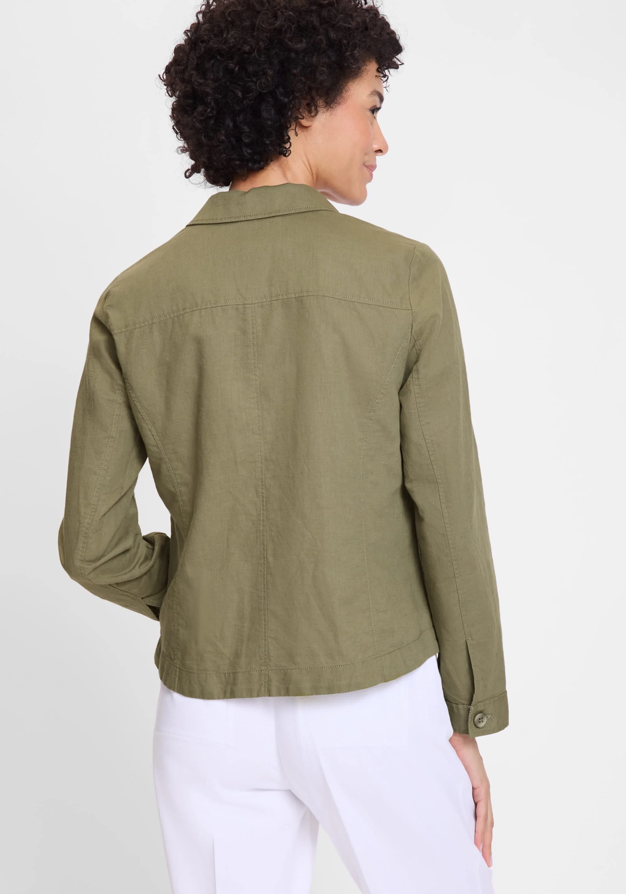 Linen Blend  Jacket - Image 2