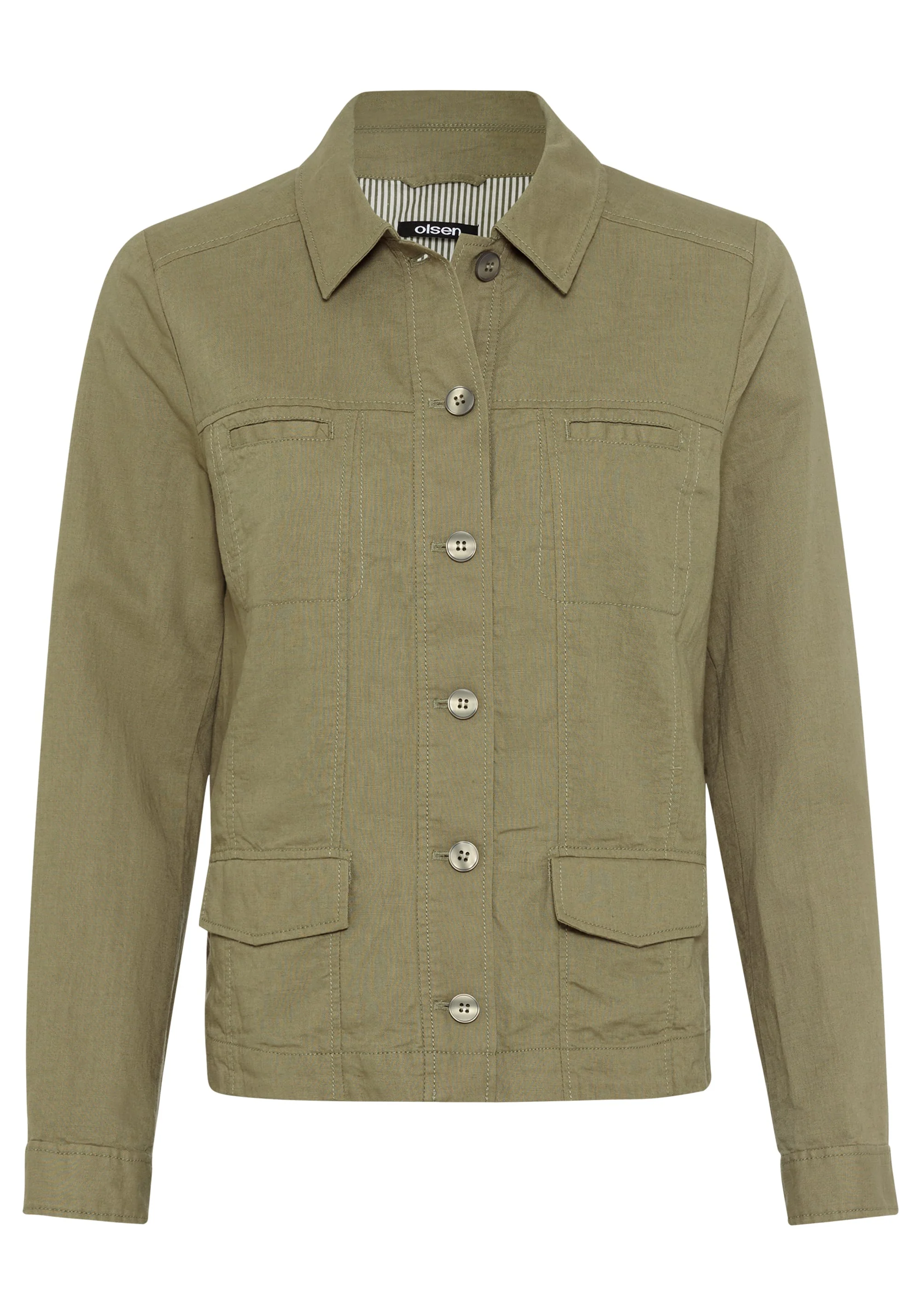 Linen Blend  Jacket - Image 3
