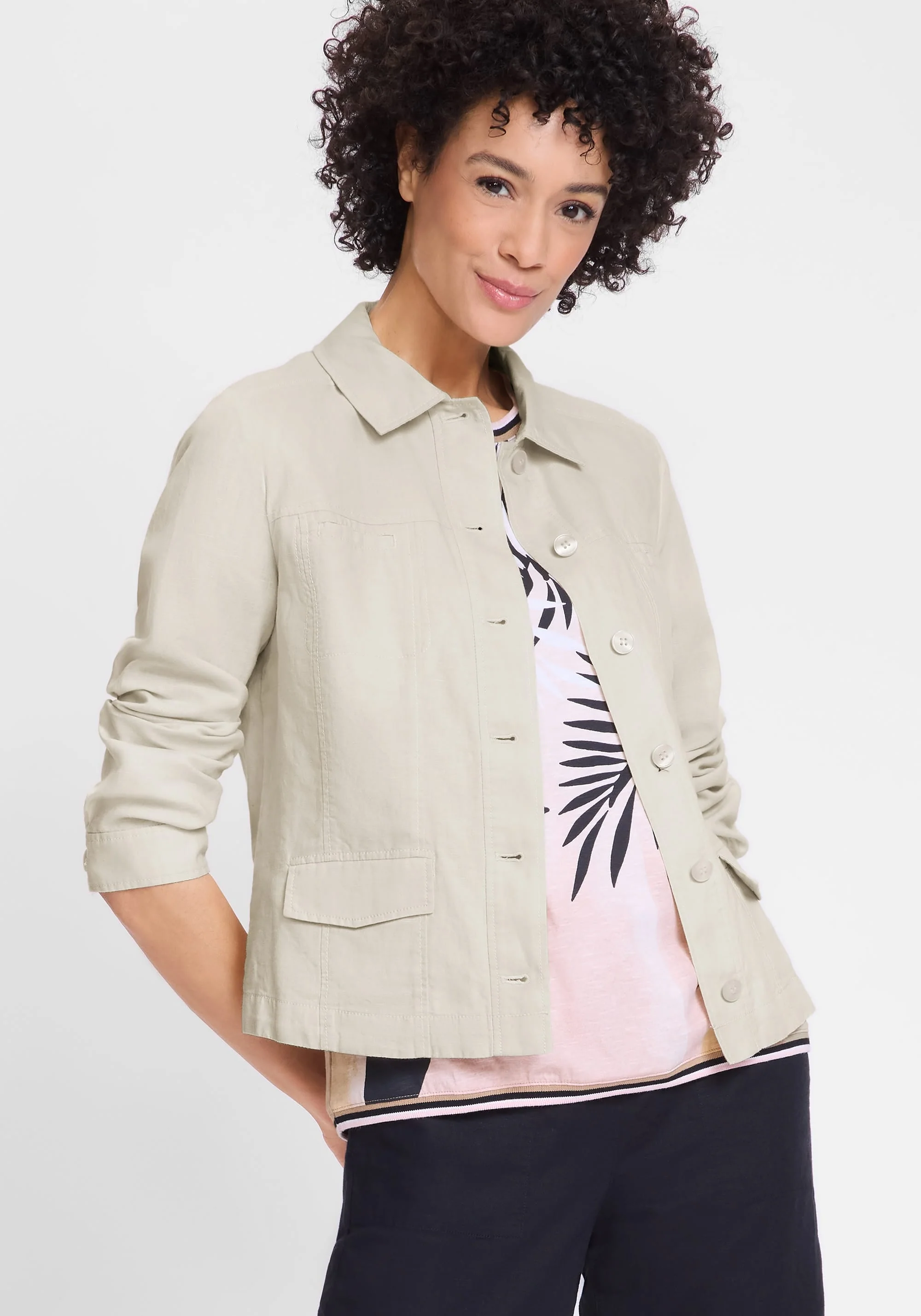 Linen Blend  Jacket - Image 2