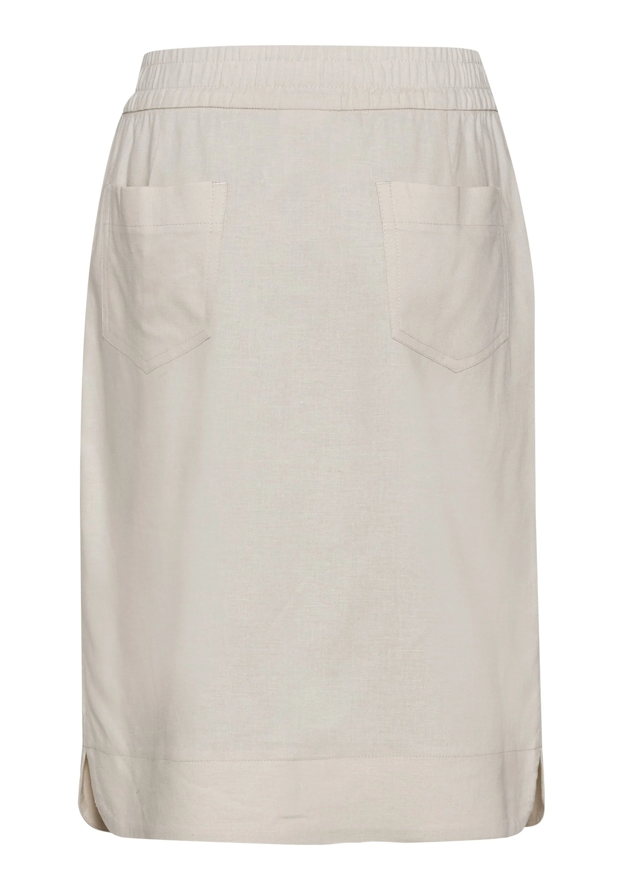 Linen Blend Pull-On Skirt - Image 4