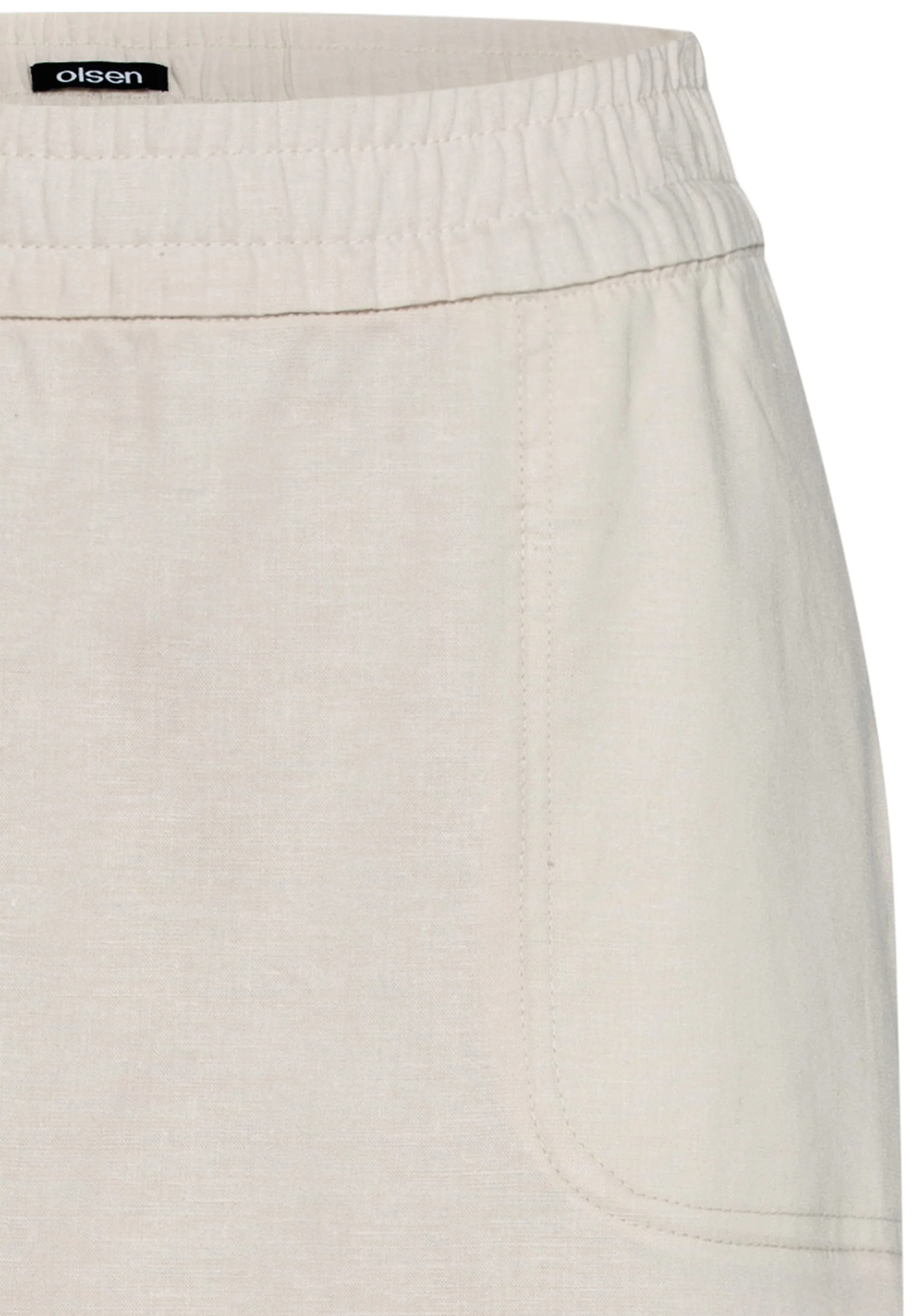 Linen Blend Pull-On Skirt - Image 5