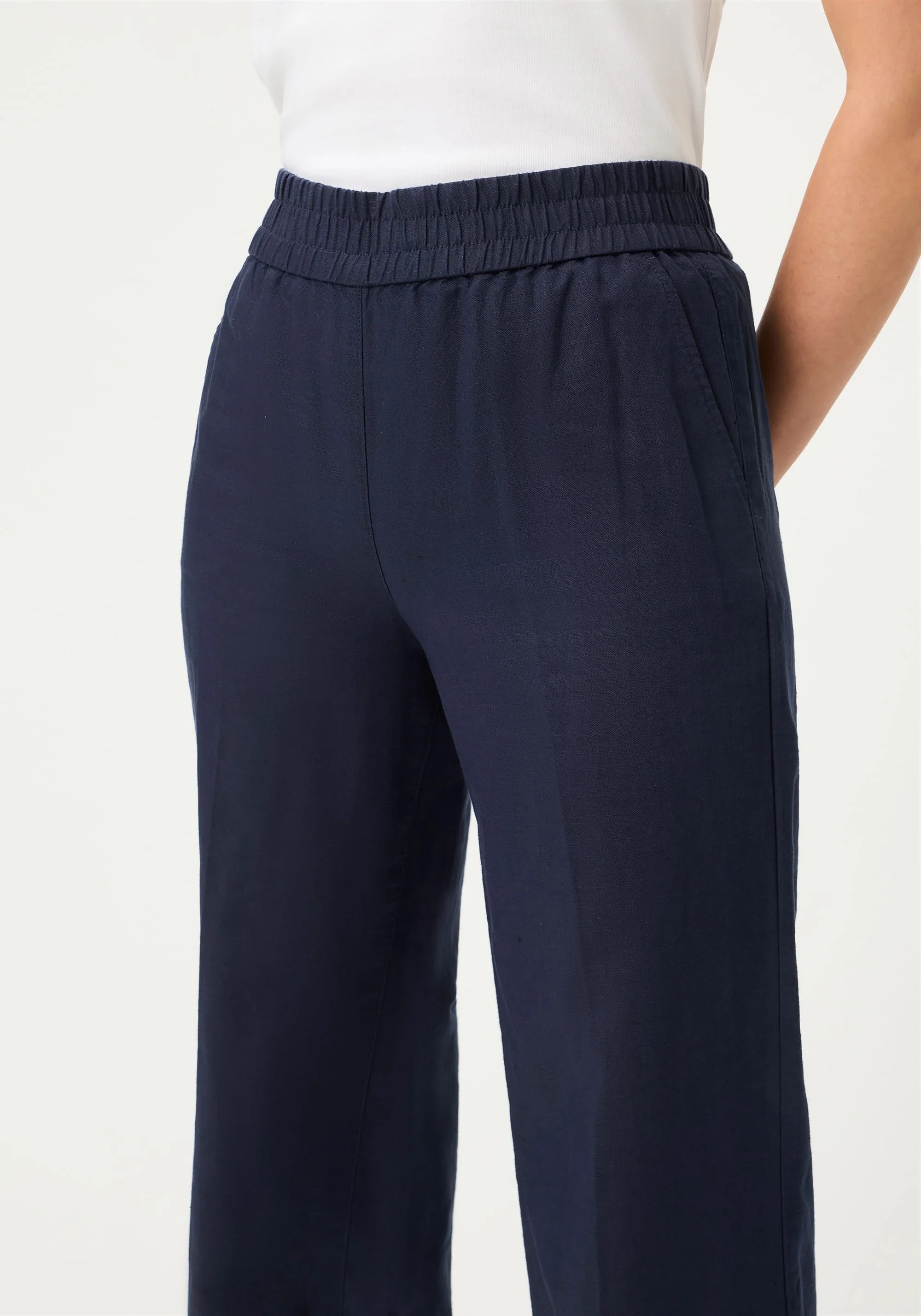 Linen-Cotton Pull-On Pant - Image 4