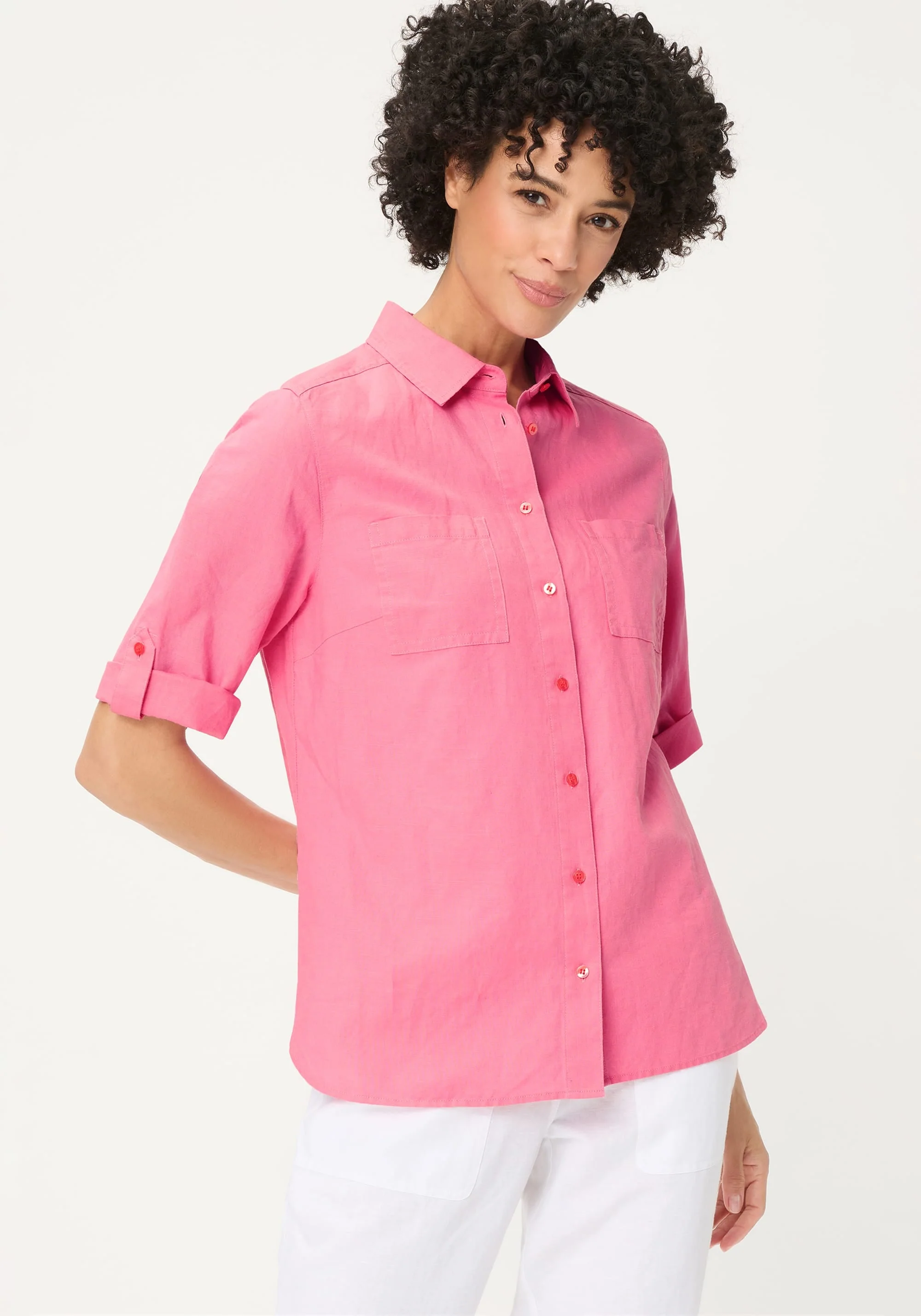 Linen-Cotton Shirt - Image 8