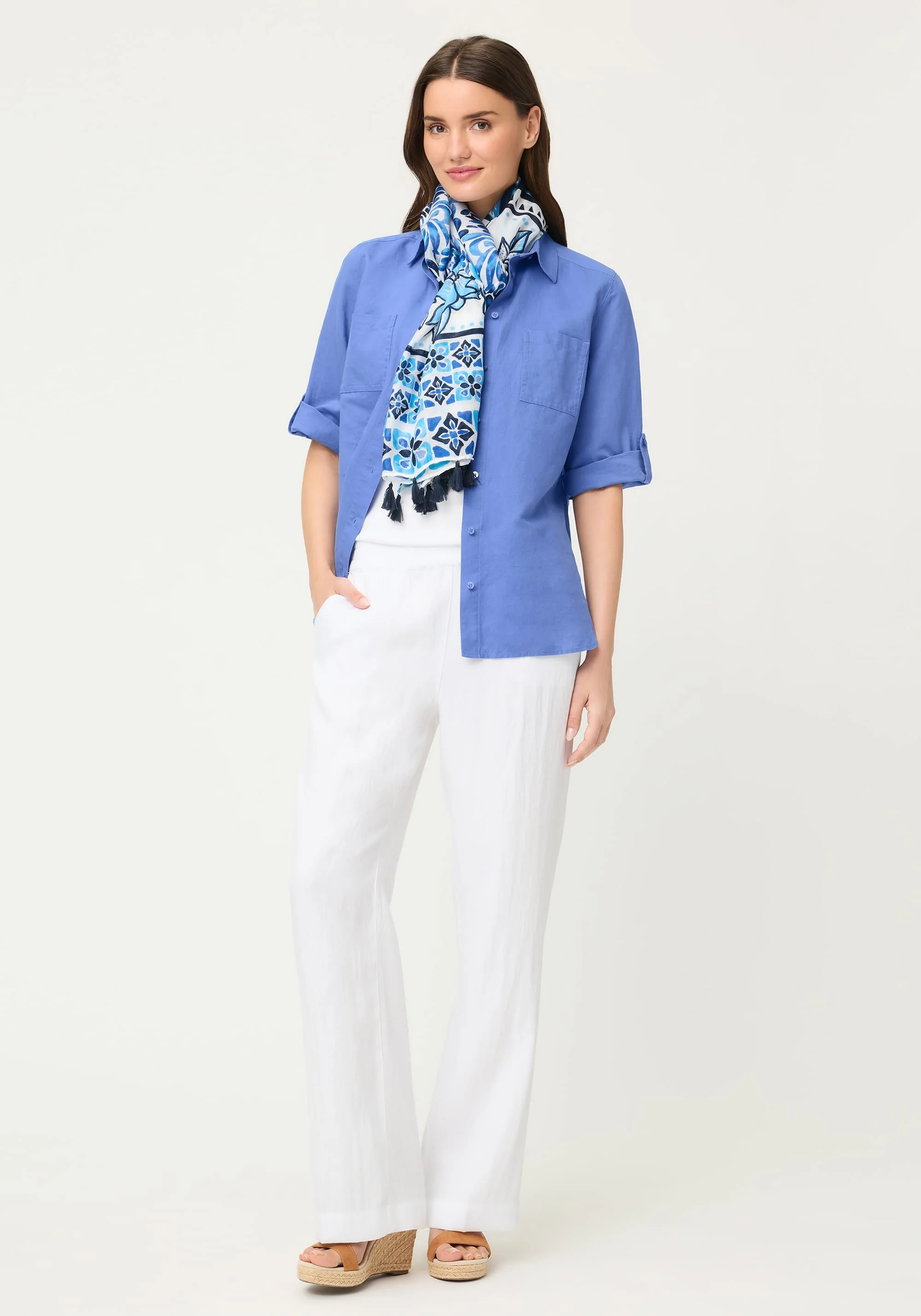 Linen-Cotton Shirt - Image 5
