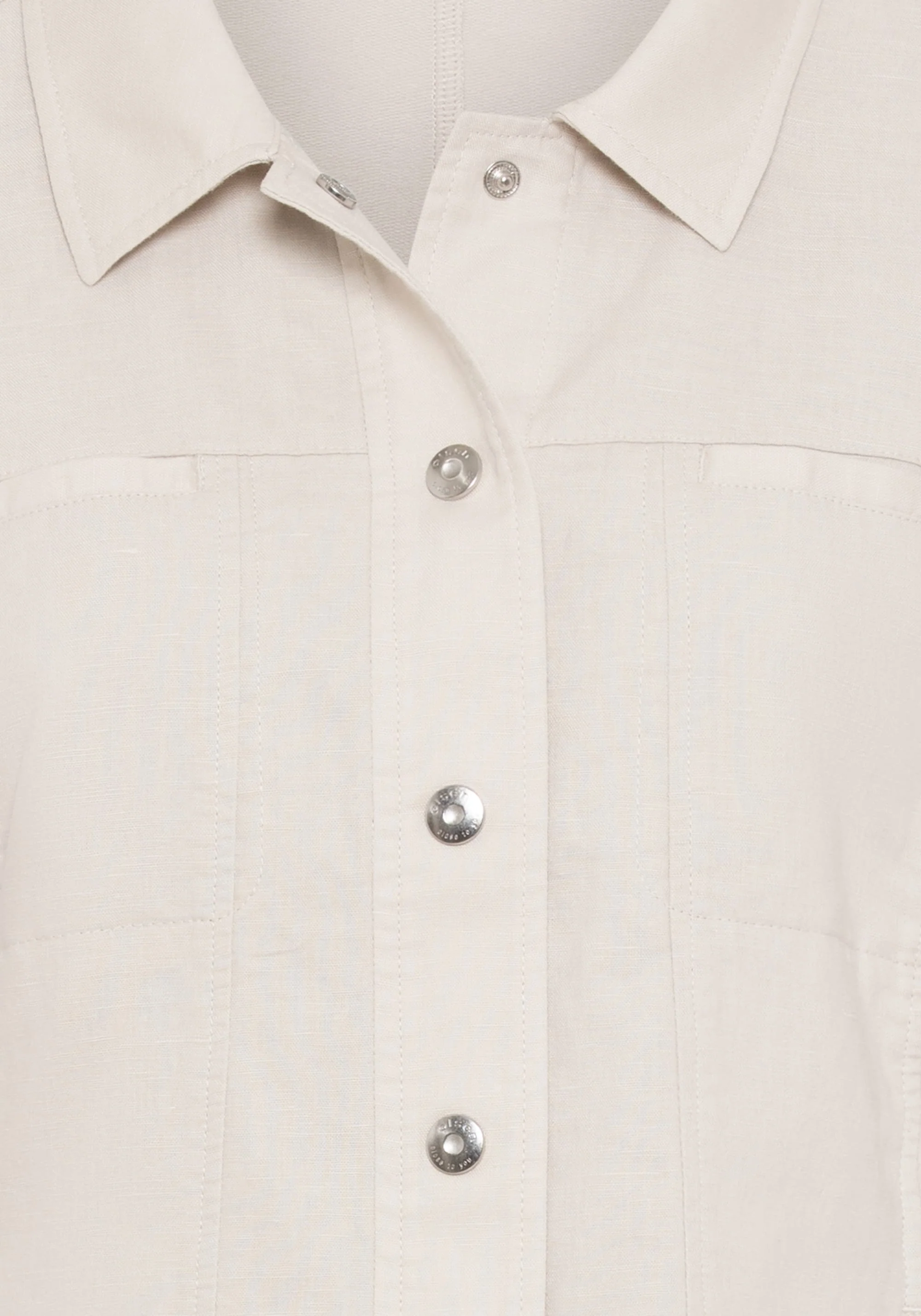 Linen Mixed Media Jacket - Image 5