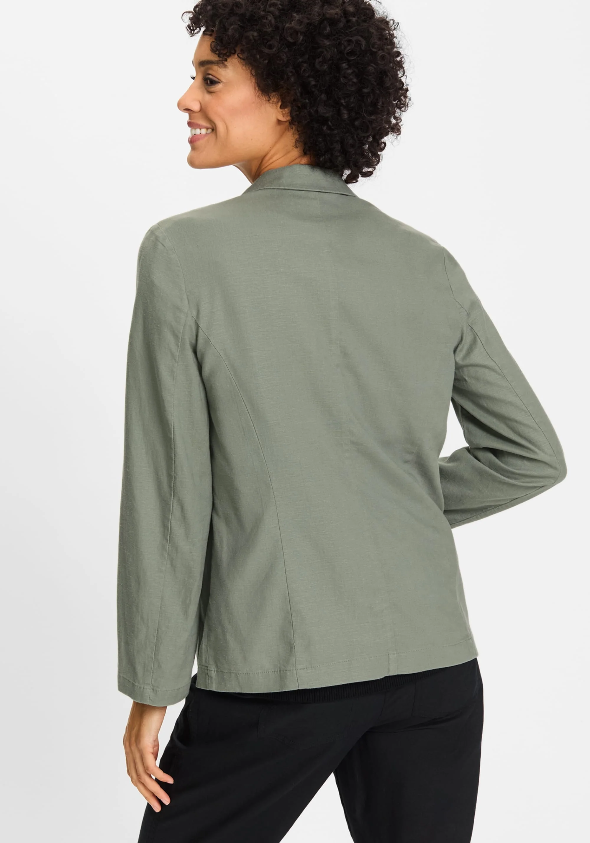 Linen Viscose Blazer - Image 3