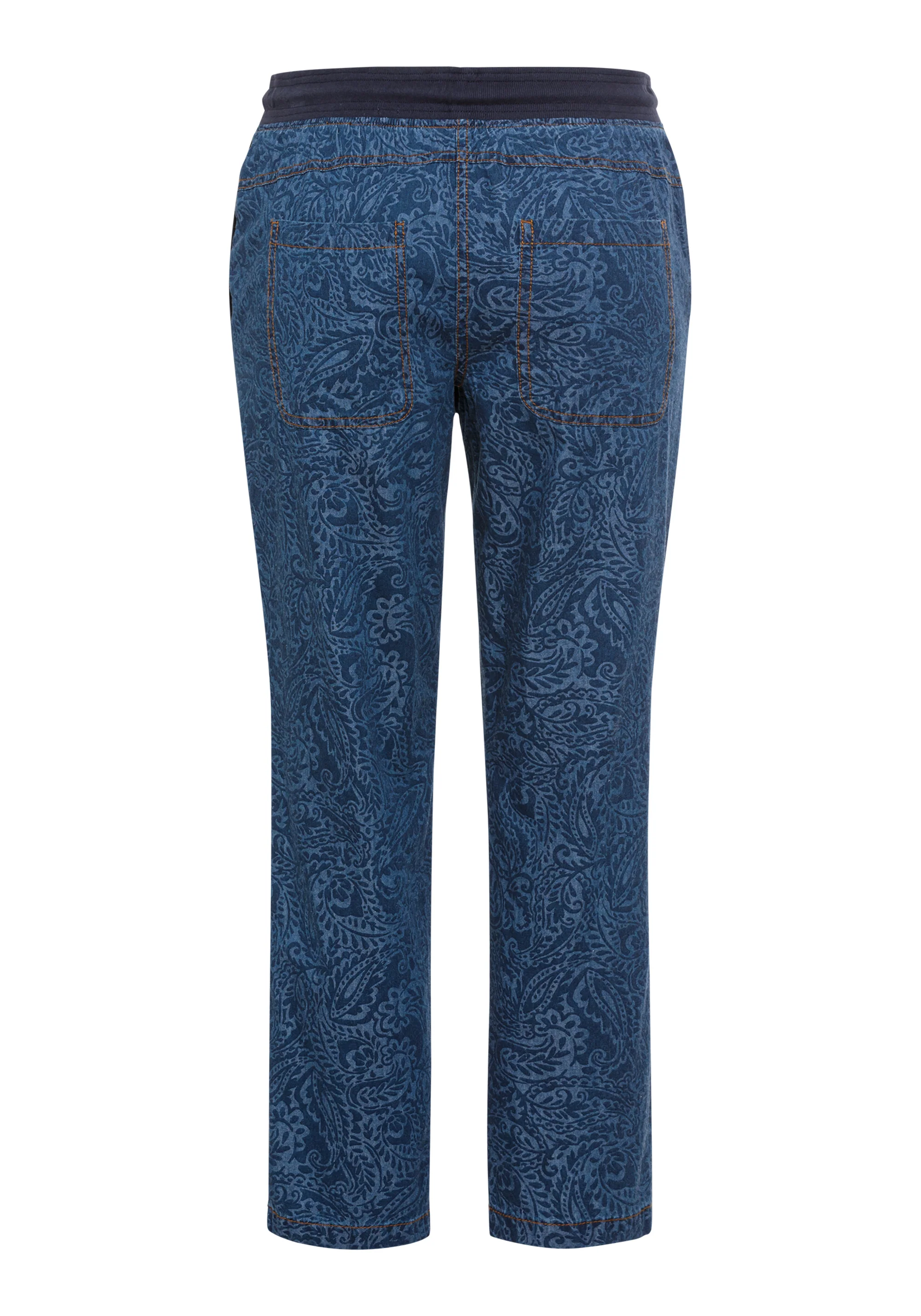 Lisa Fit Paisley Denim Pant - Image 7