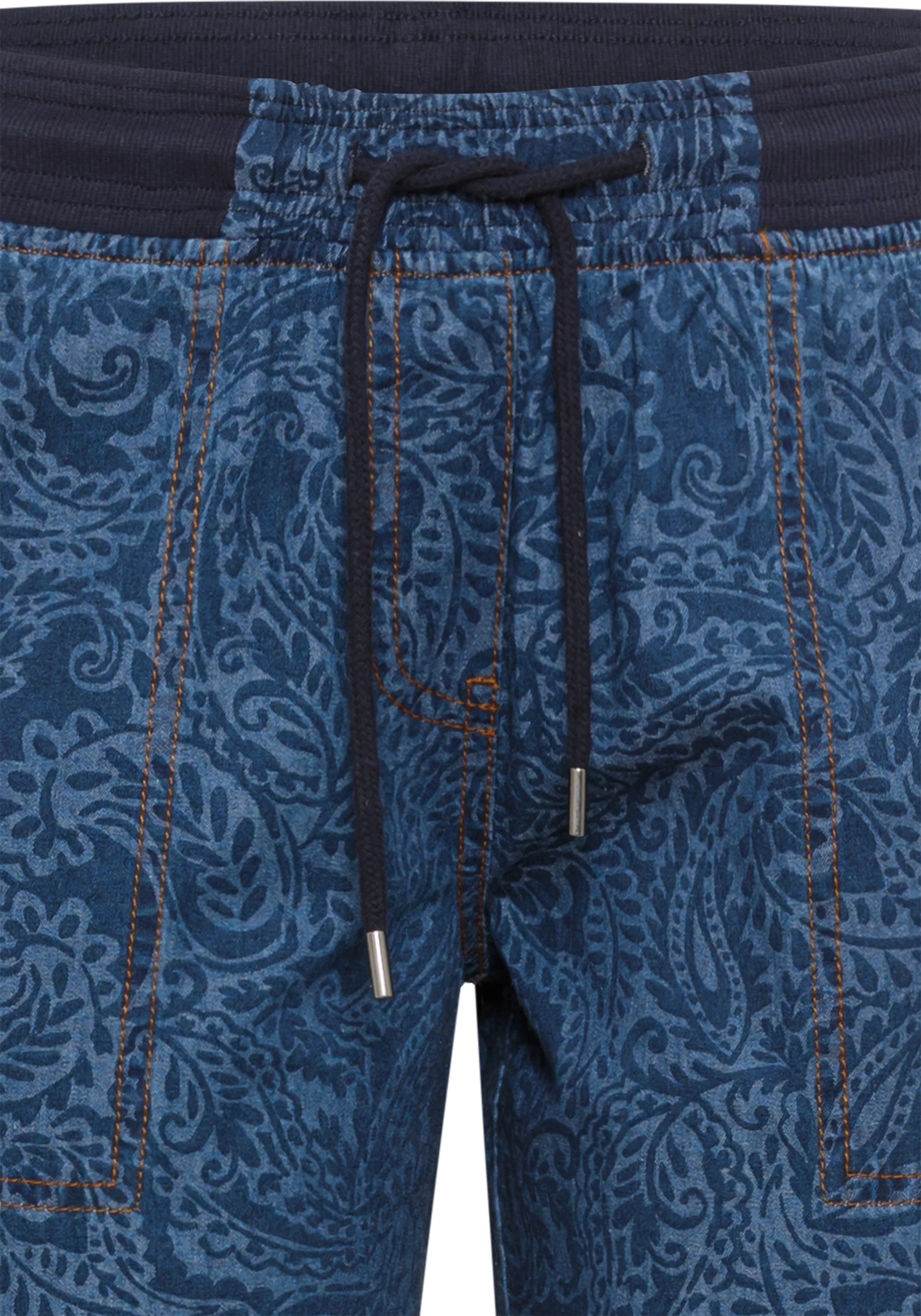 Lisa Fit Paisley Denim Pant - Image 8