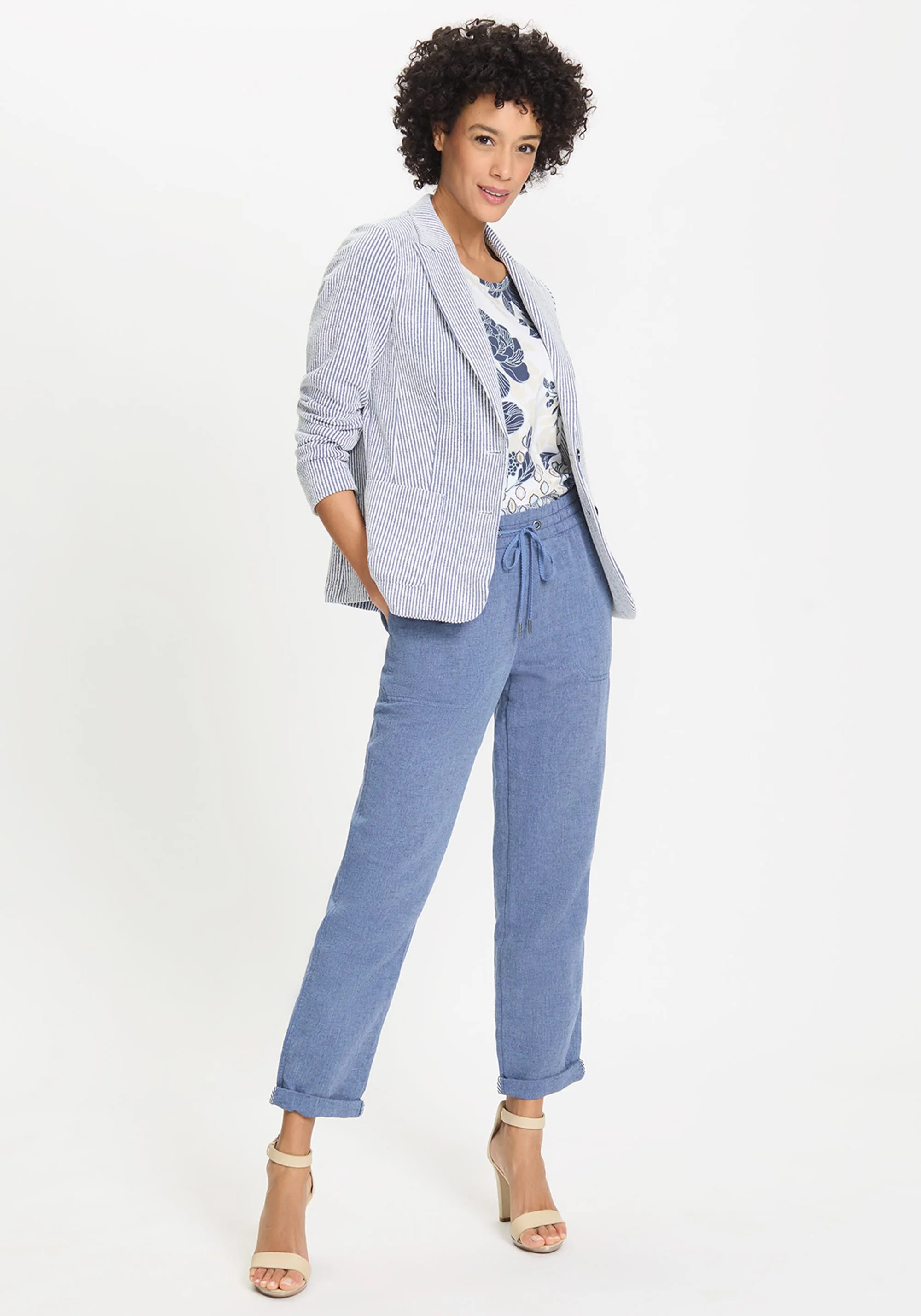 Lisa Fit Straight Drawstring Pant - Image 6