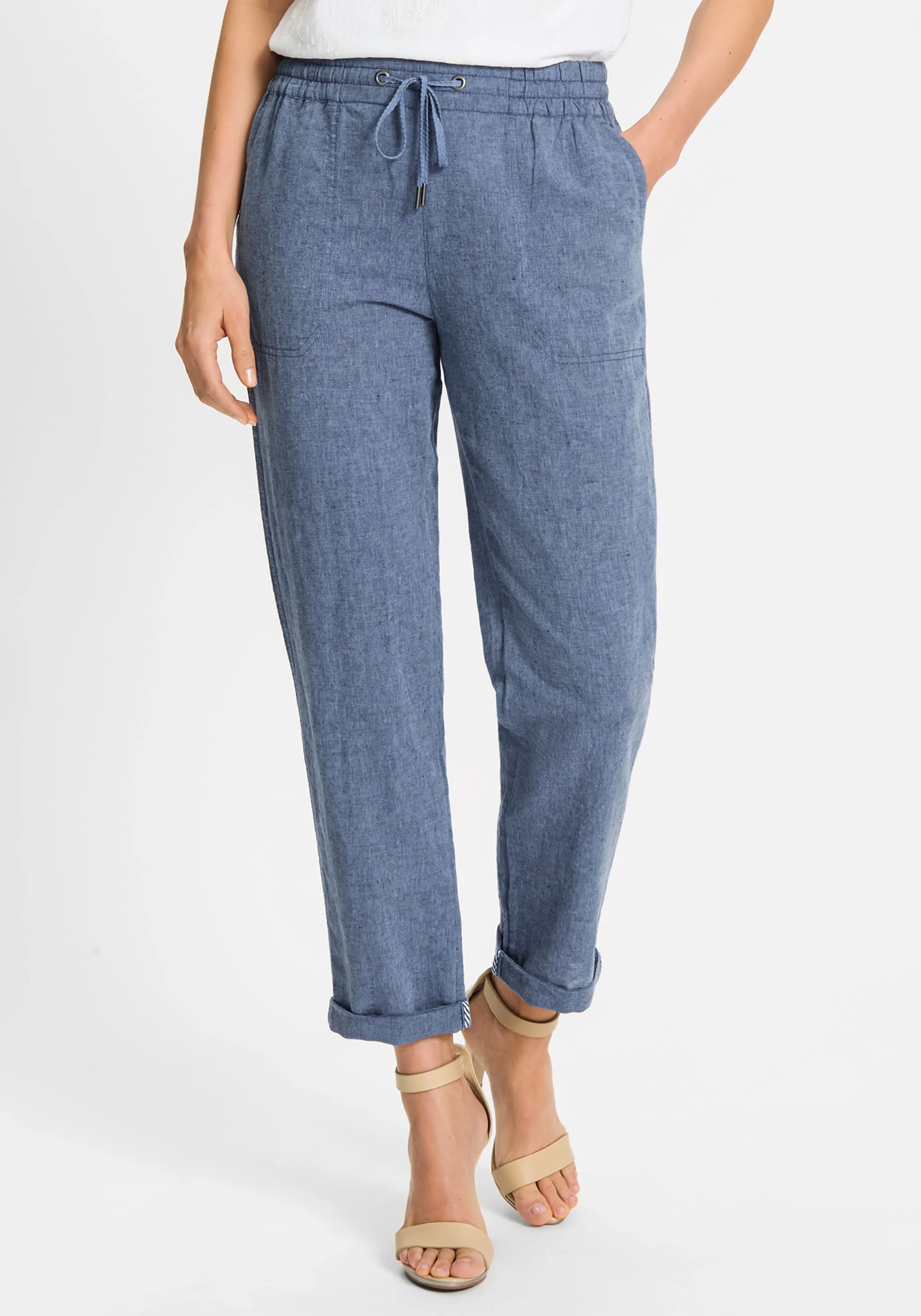 Lisa Fit Straight Drawstring Pant - Image 7