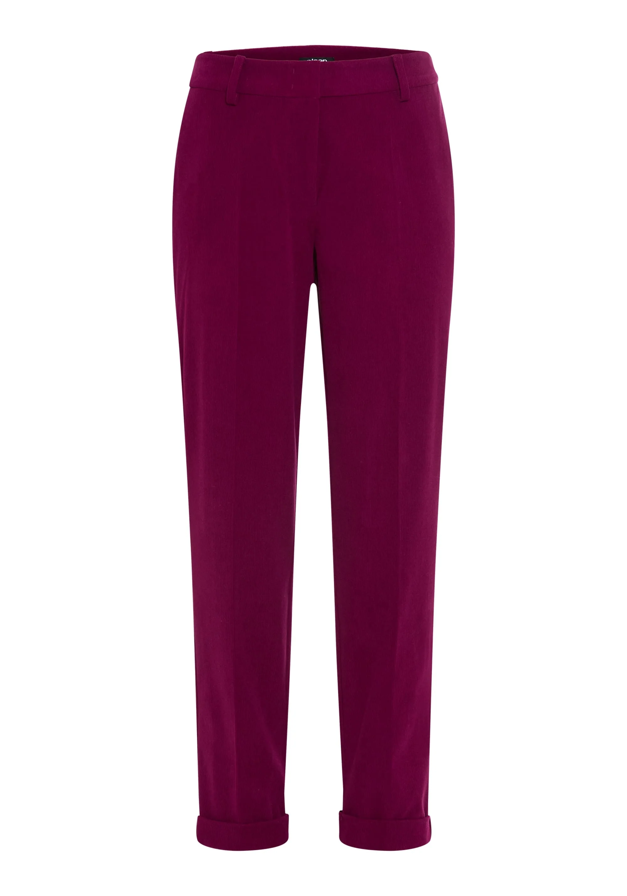 Lisa Fit Straight Leg Cropped Cord Trouser - Image 5