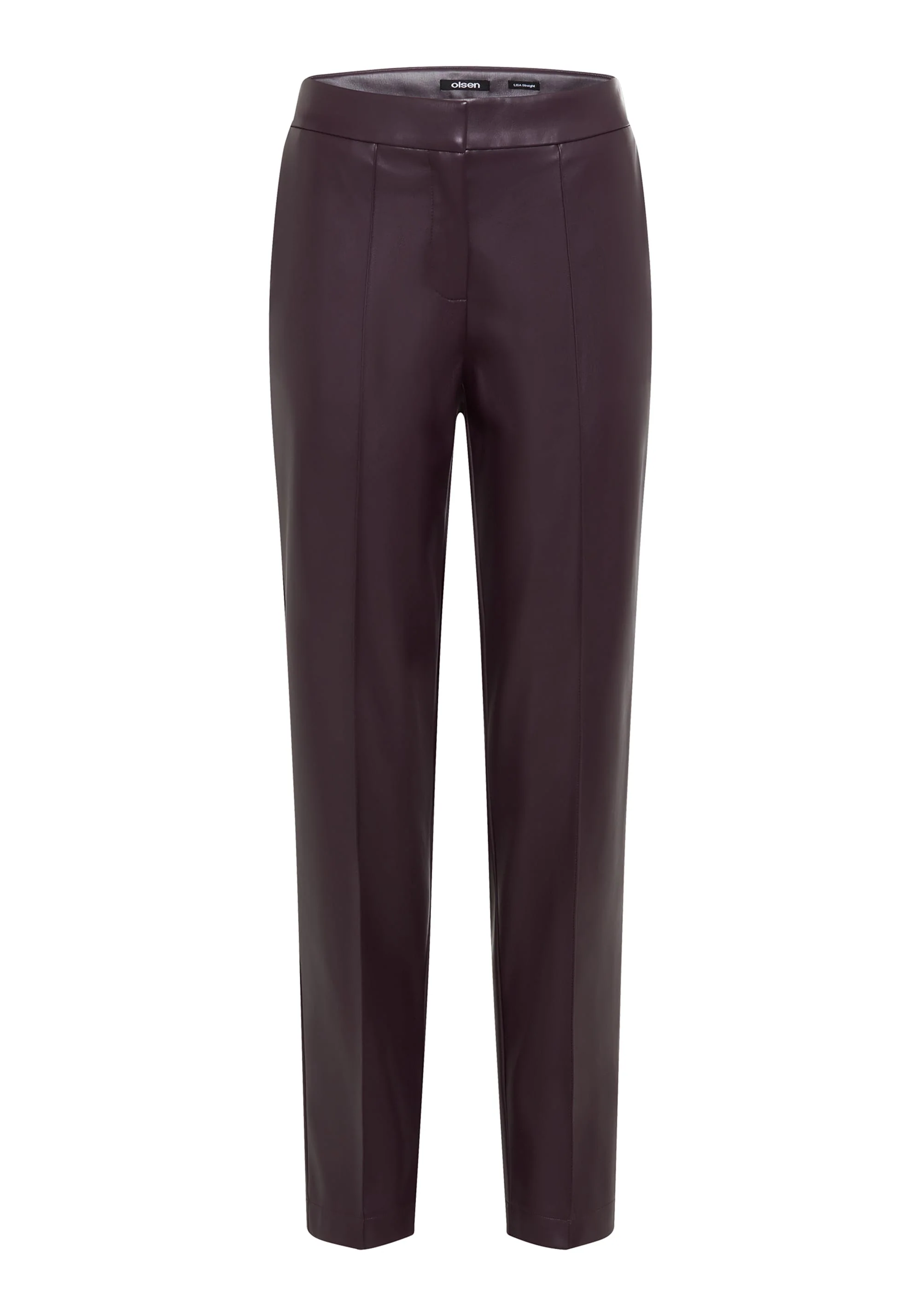 Lisa Fit Straight Leg Faux Leather Pant - Image 6