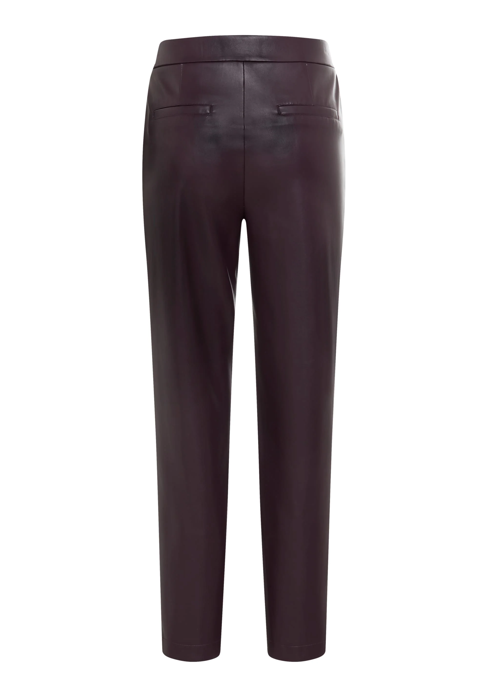 Lisa Fit Straight Leg Faux Leather Pant - Image 7