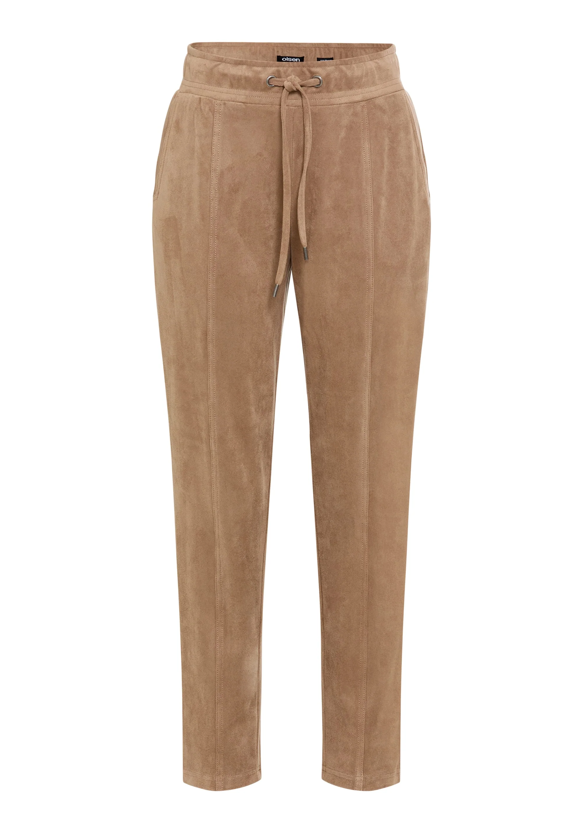 Lisa Fit Straight Leg Faux Suede Pant - Image 6