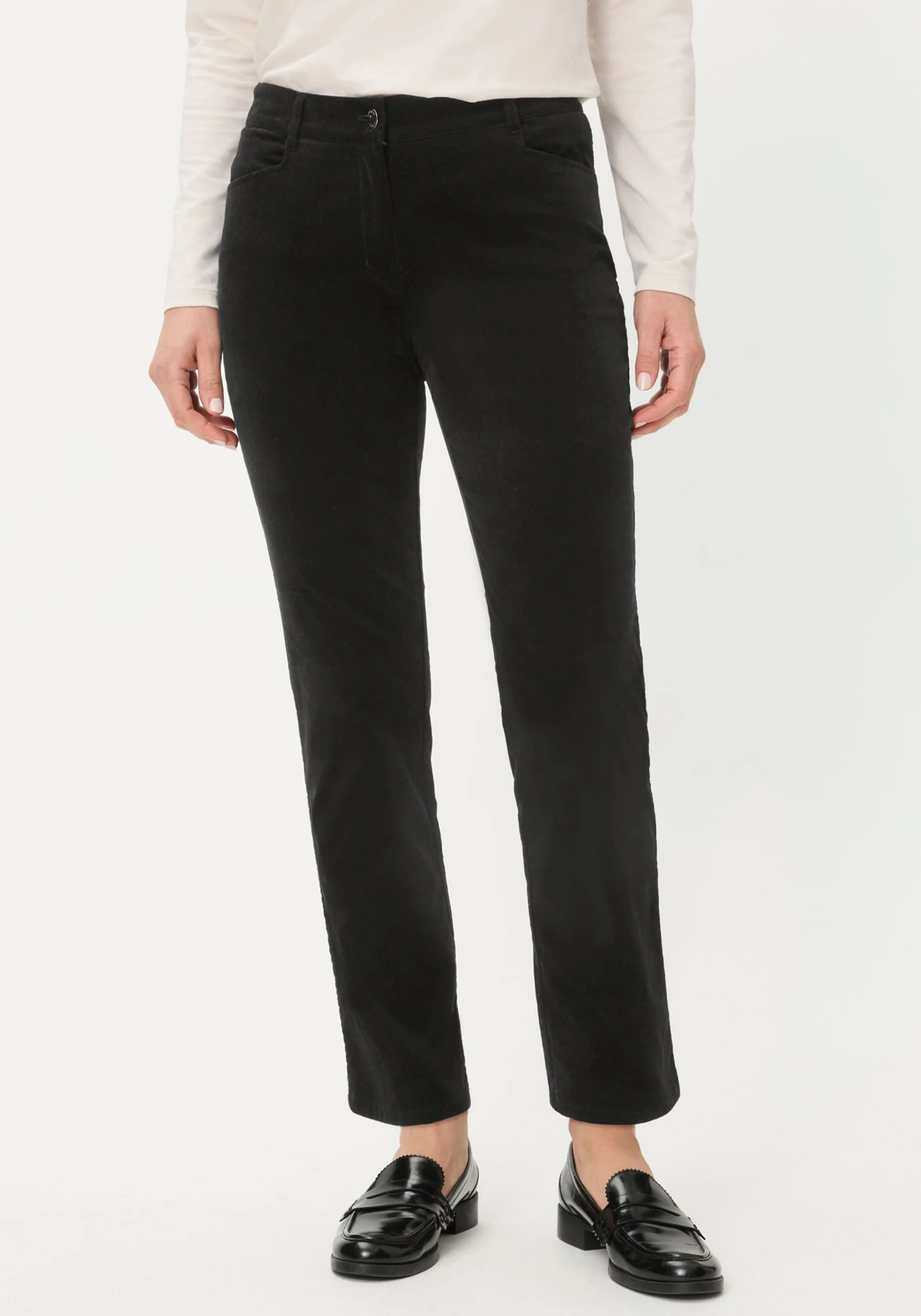 Lisa Fit Uncut Cord Trouser - Image 2