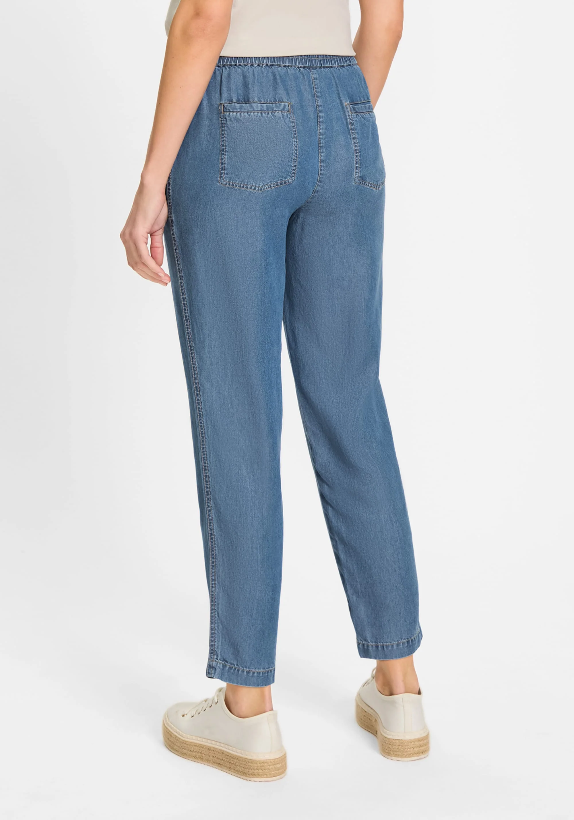 Lisa Straight Leg Soft Denim Pant - Image 2