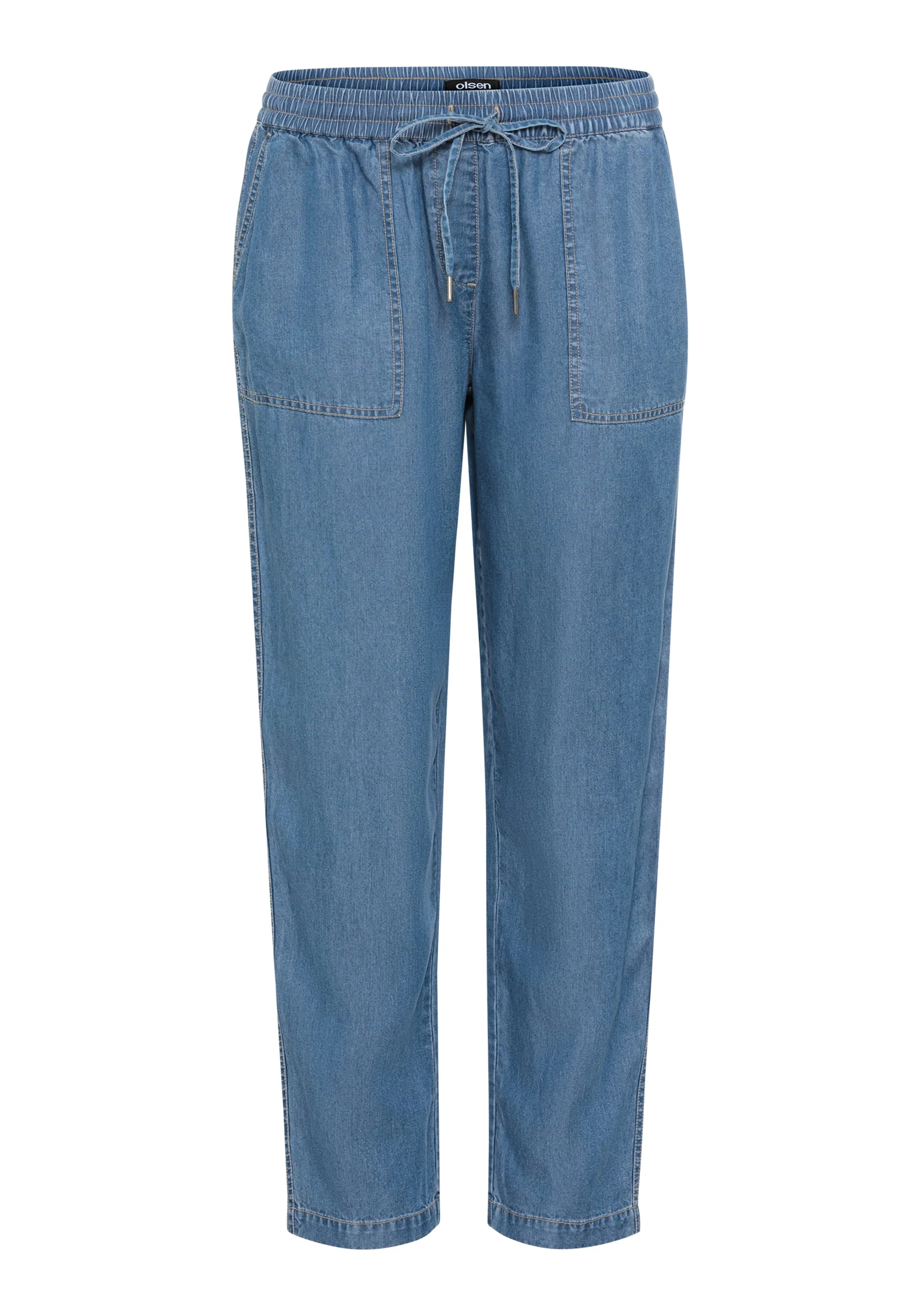 Lisa Straight Leg Soft Denim Pant - Image 3