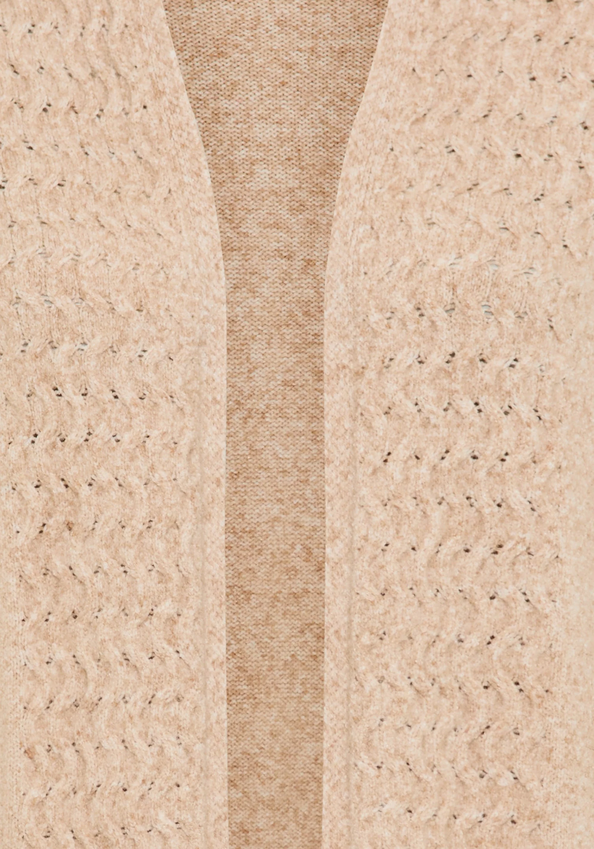 Long Line Cardigan with Cable Knit Trim - Image 8