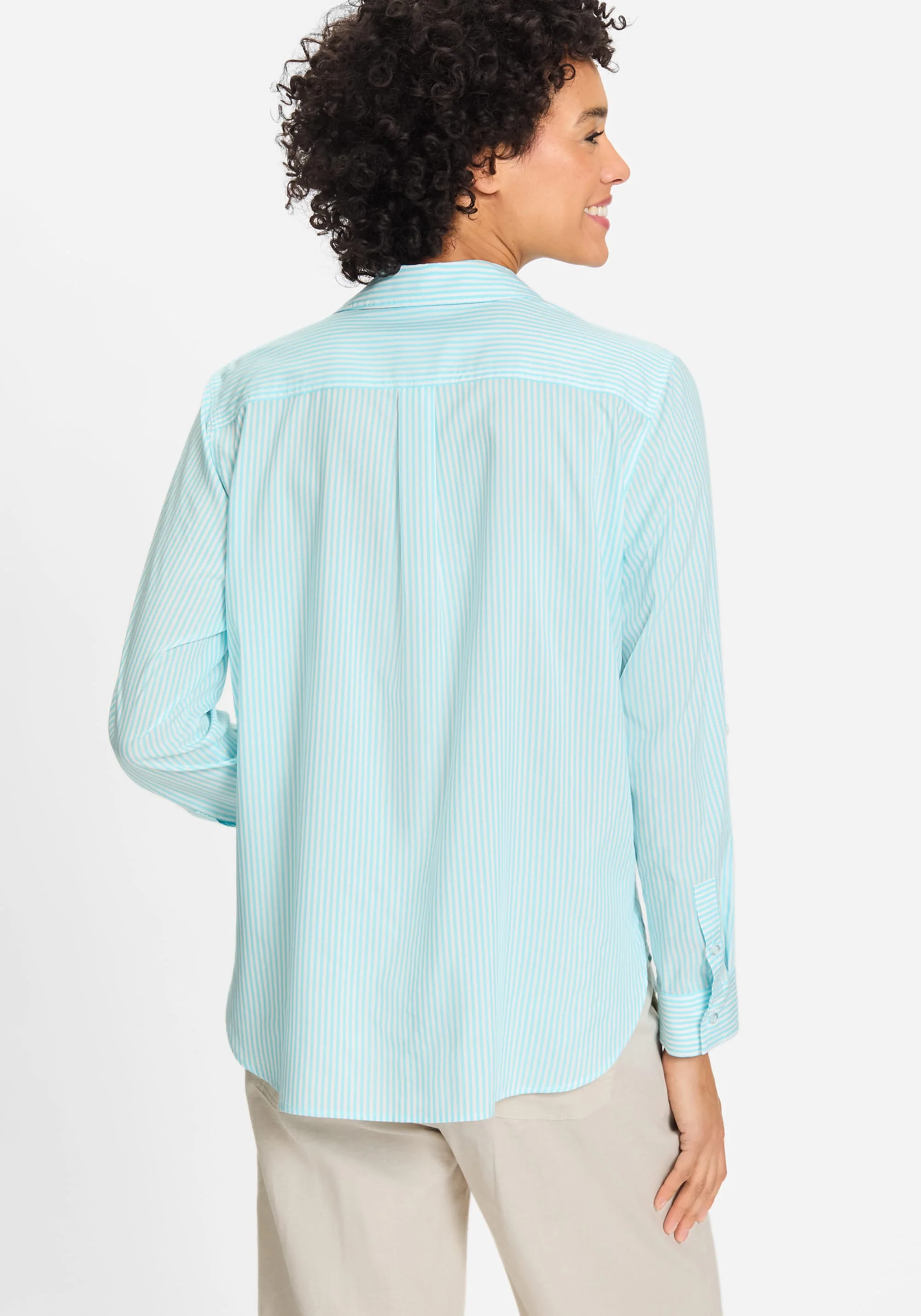 Long Sleeve Stripe Shirt - Image 2