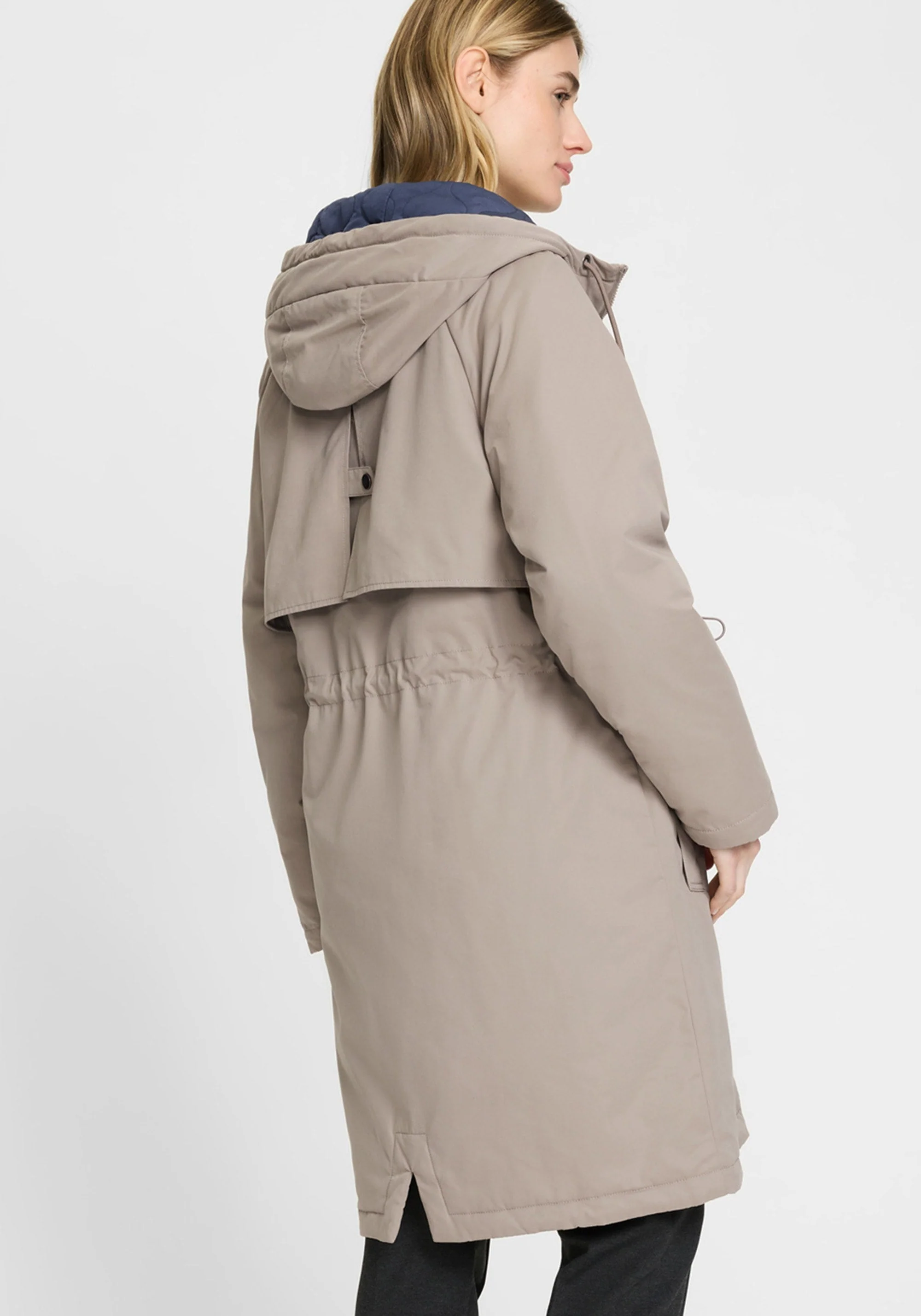 Longline Hooded Coat - Image 4