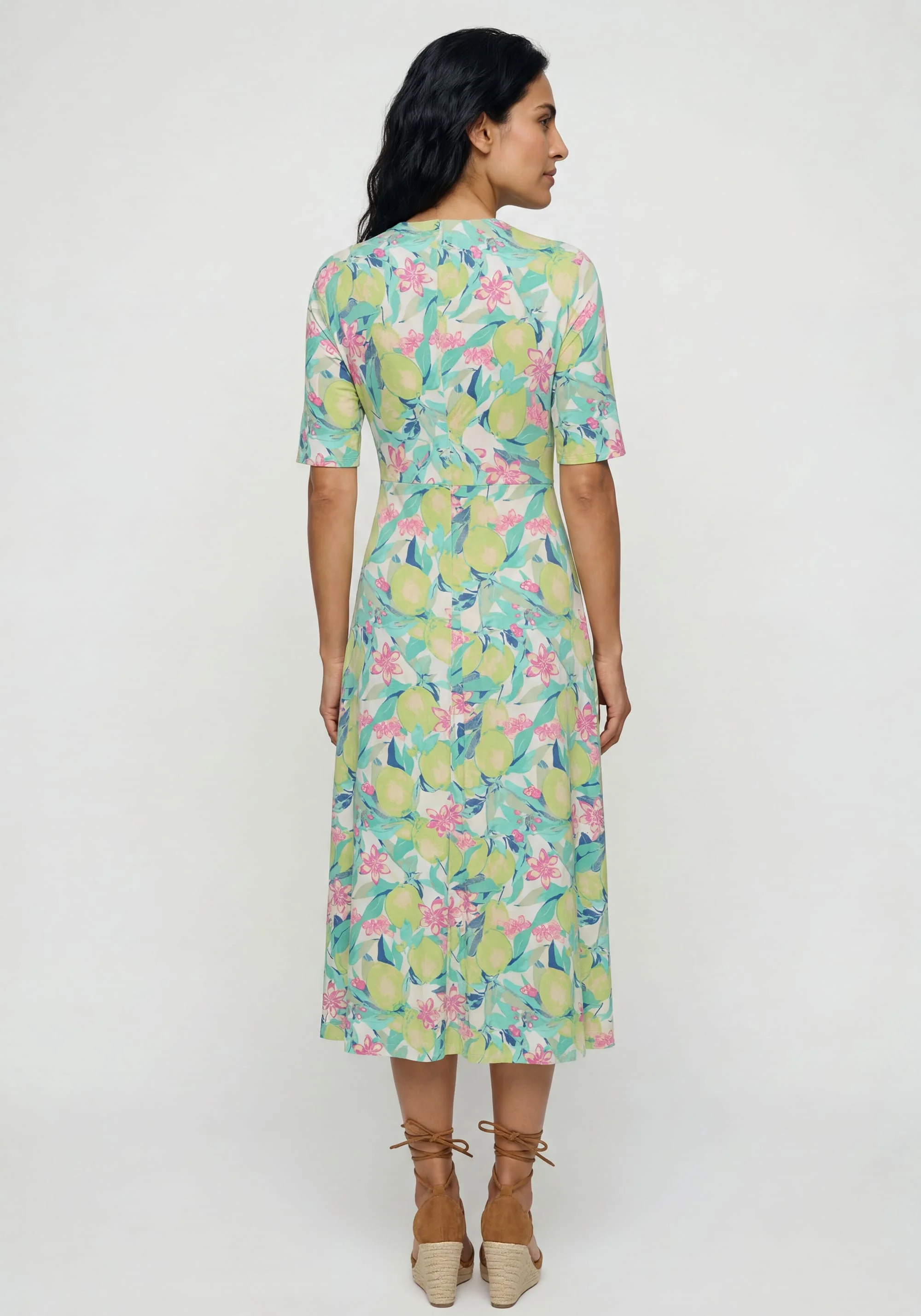 Lush Lemon A-Line Dress - Image 2