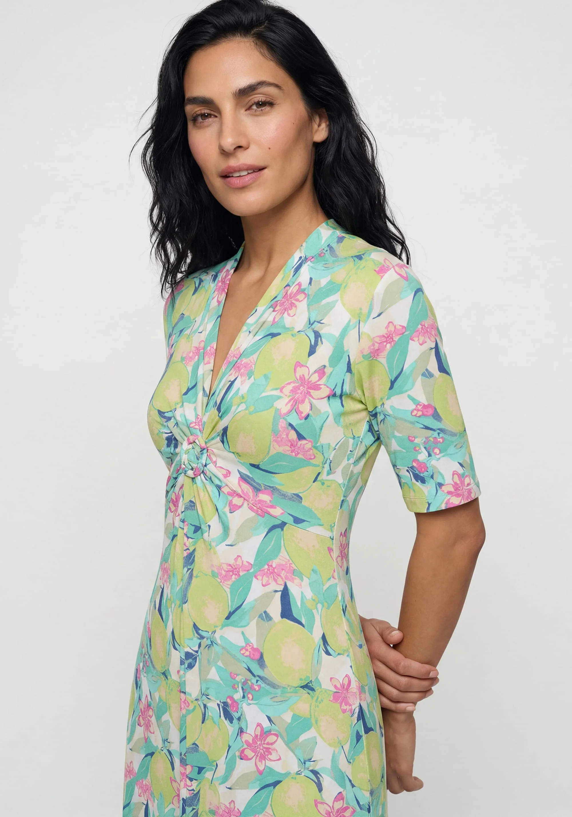 Lush Lemon A-Line Dress - Image 3