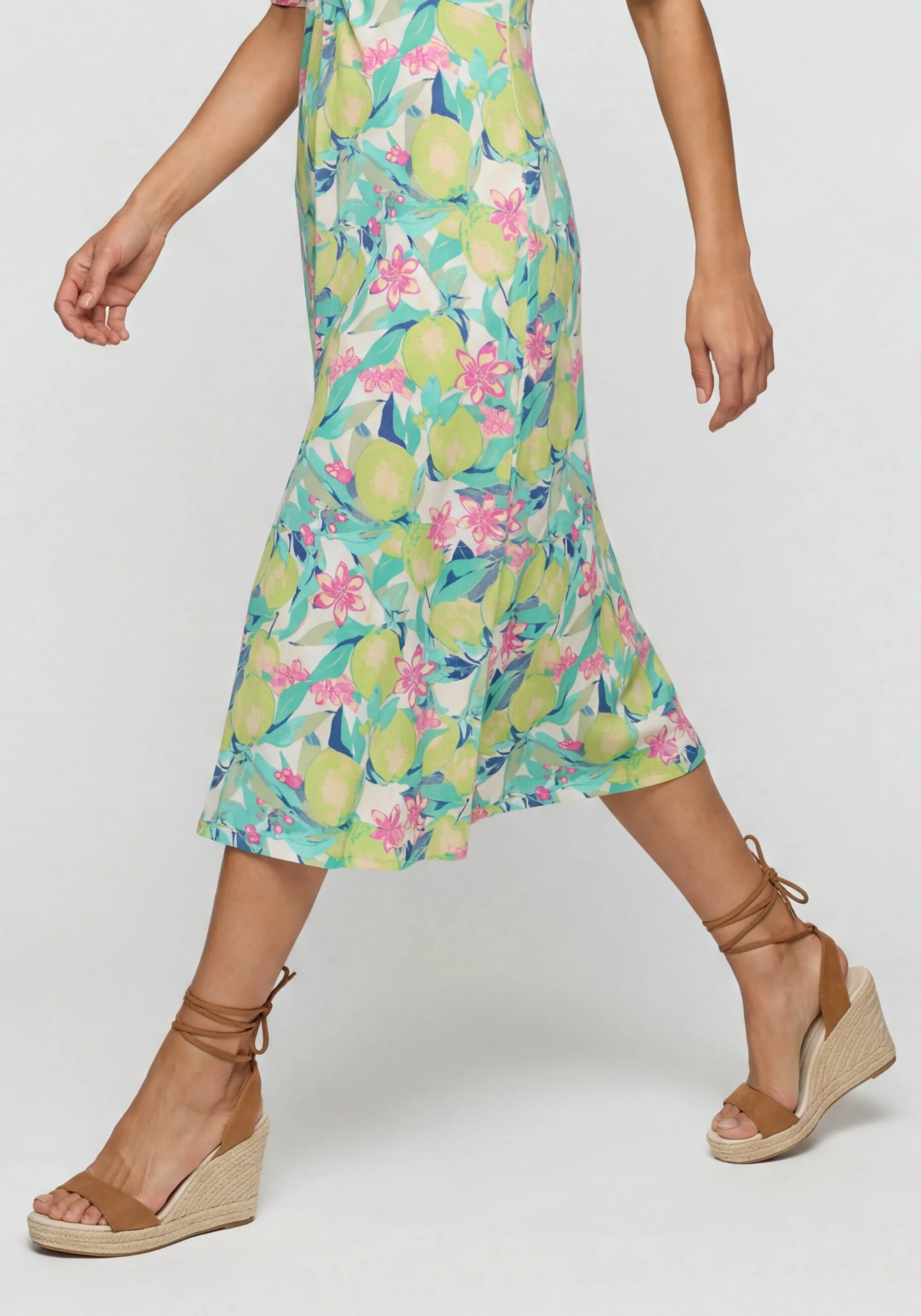 Lush Lemon A-Line Dress - Image 4